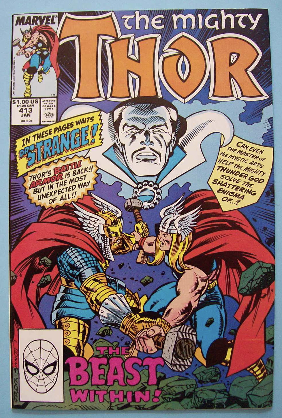 Mighty Thor Comics - Jan 1990 - Dr. Strange