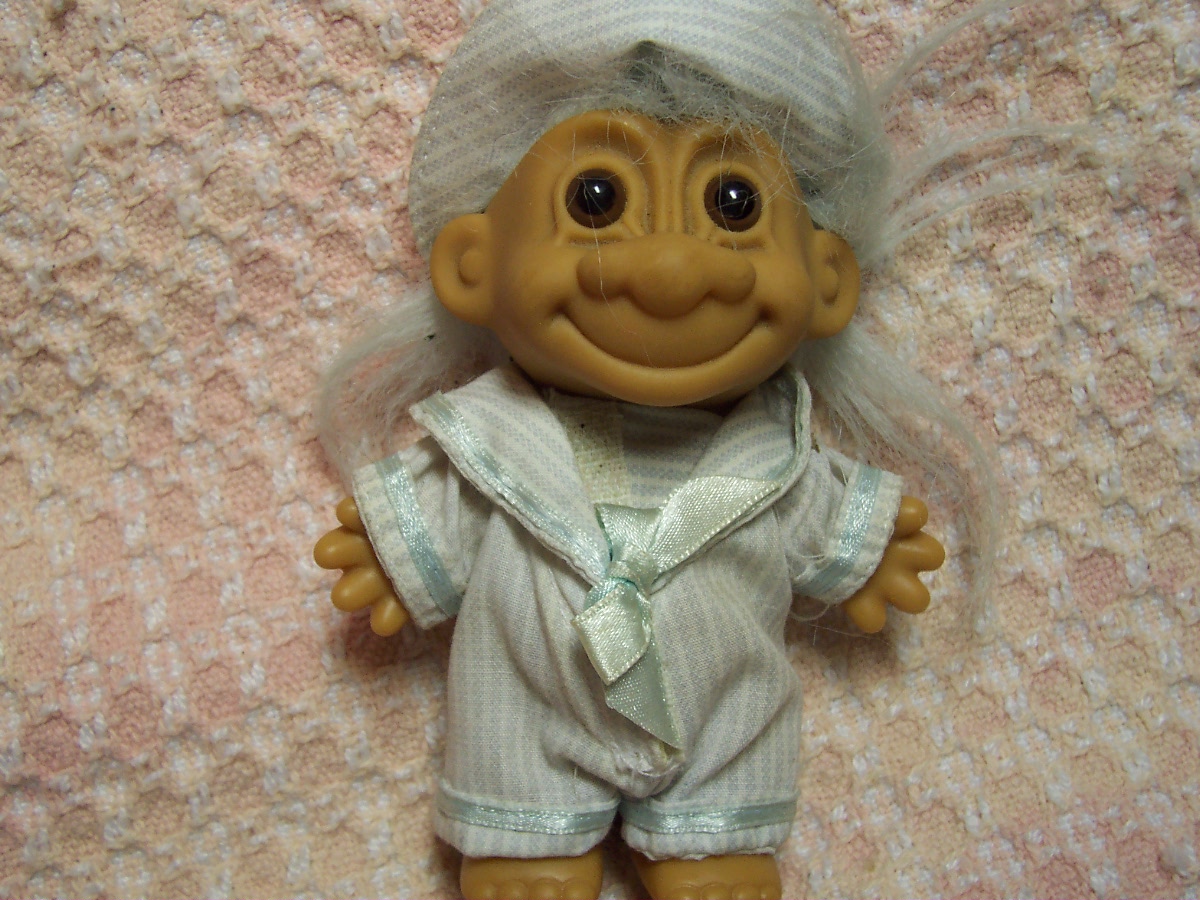 Russ Troll Sailor with light blue hair