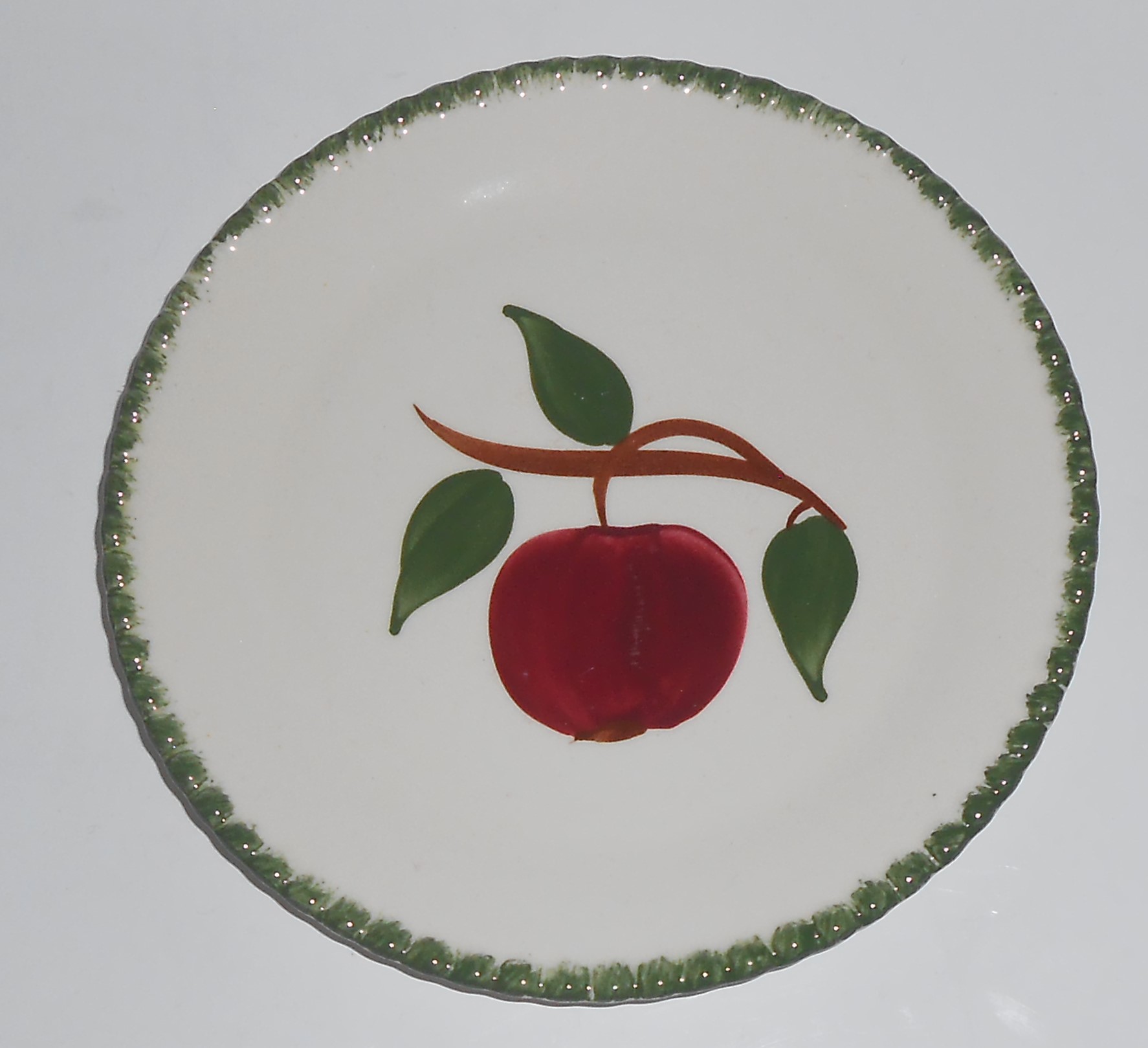 Blue Ridge Southern Potteries Quaker Apple Bread Plate
