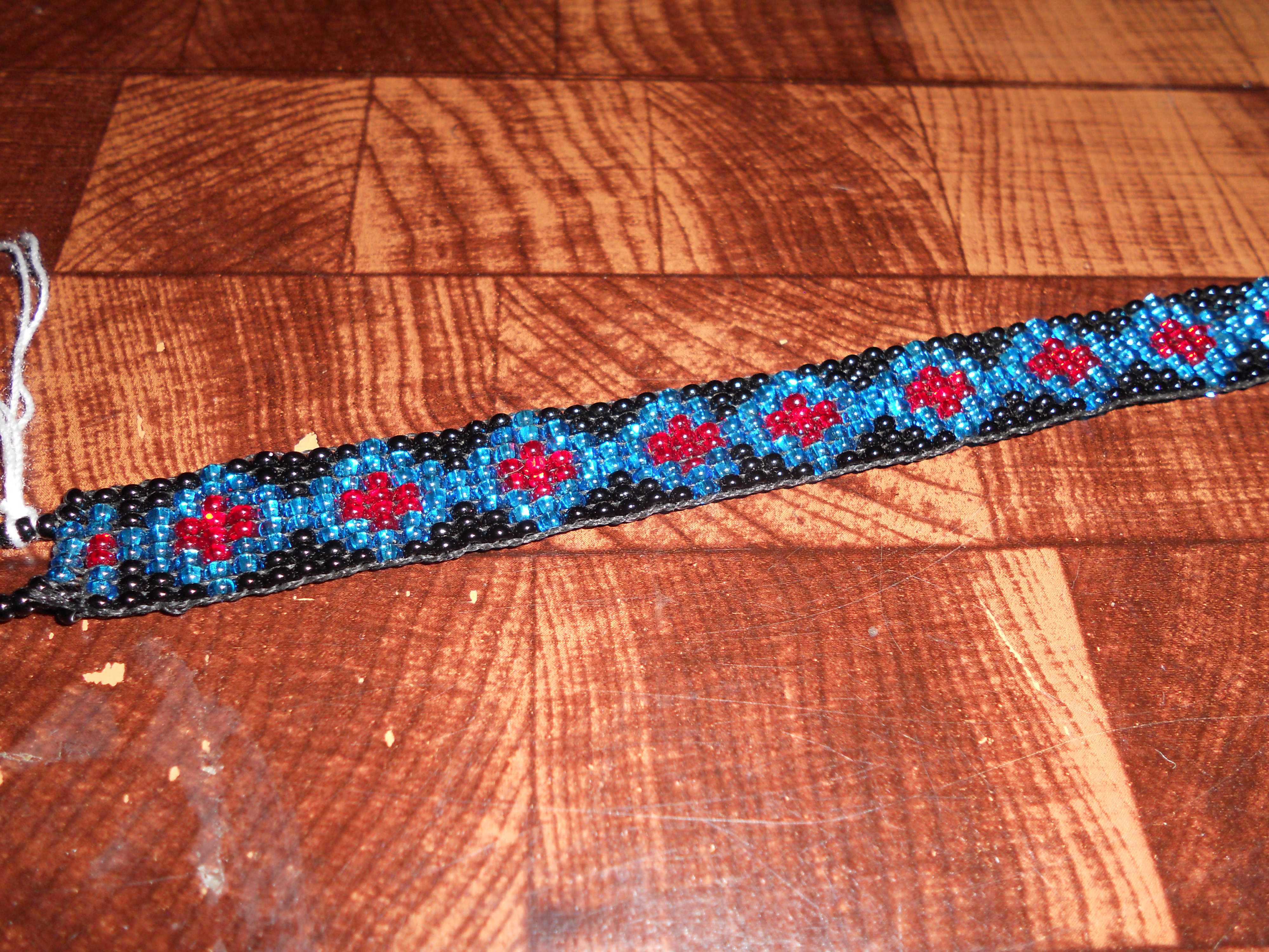Native American Indian Bracelet Crystal Bead