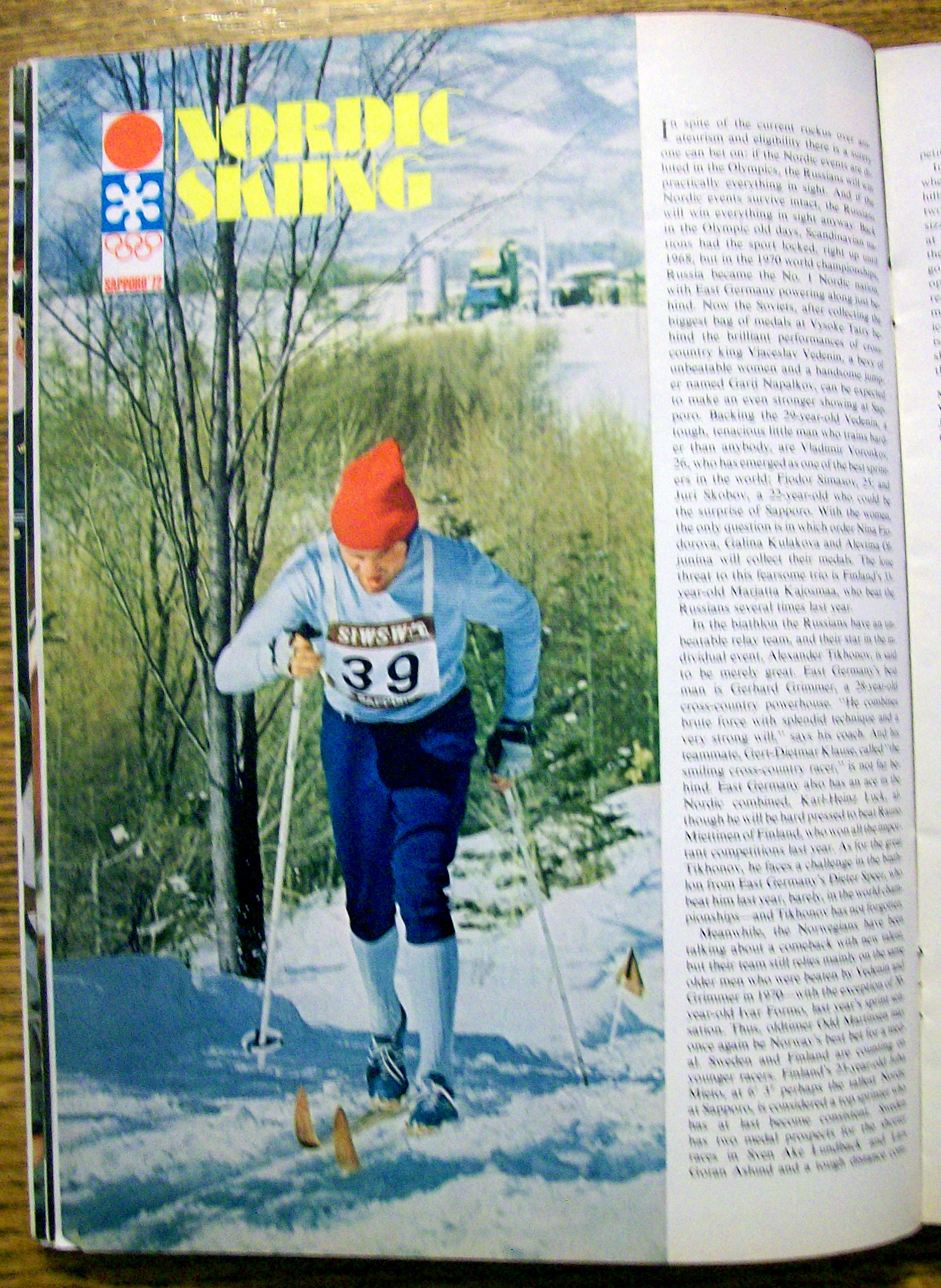 Sports Illustrated Magazine-January 31, 1972-Skating