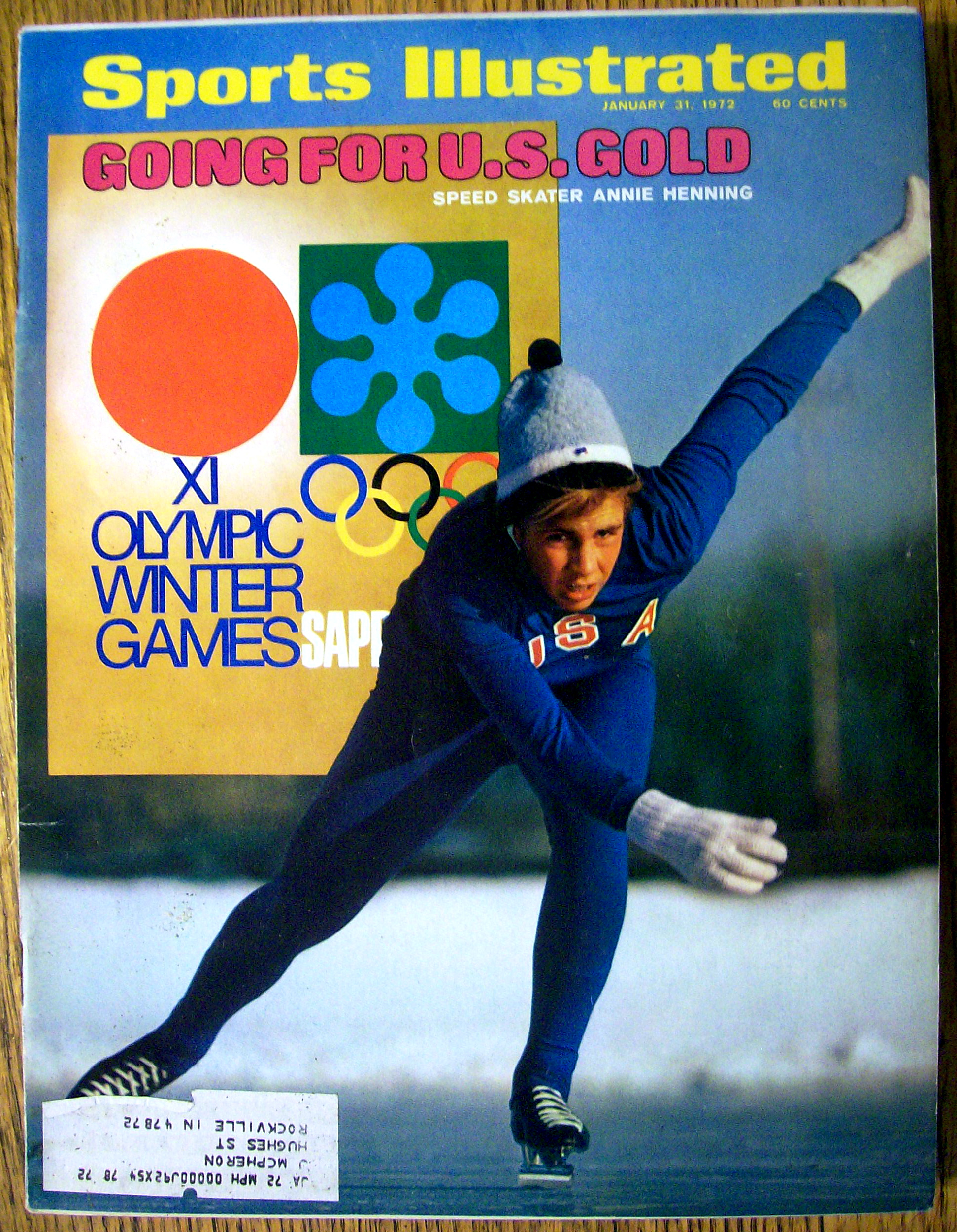 Sports Illustrated Magazine-January 31, 1972-Skating