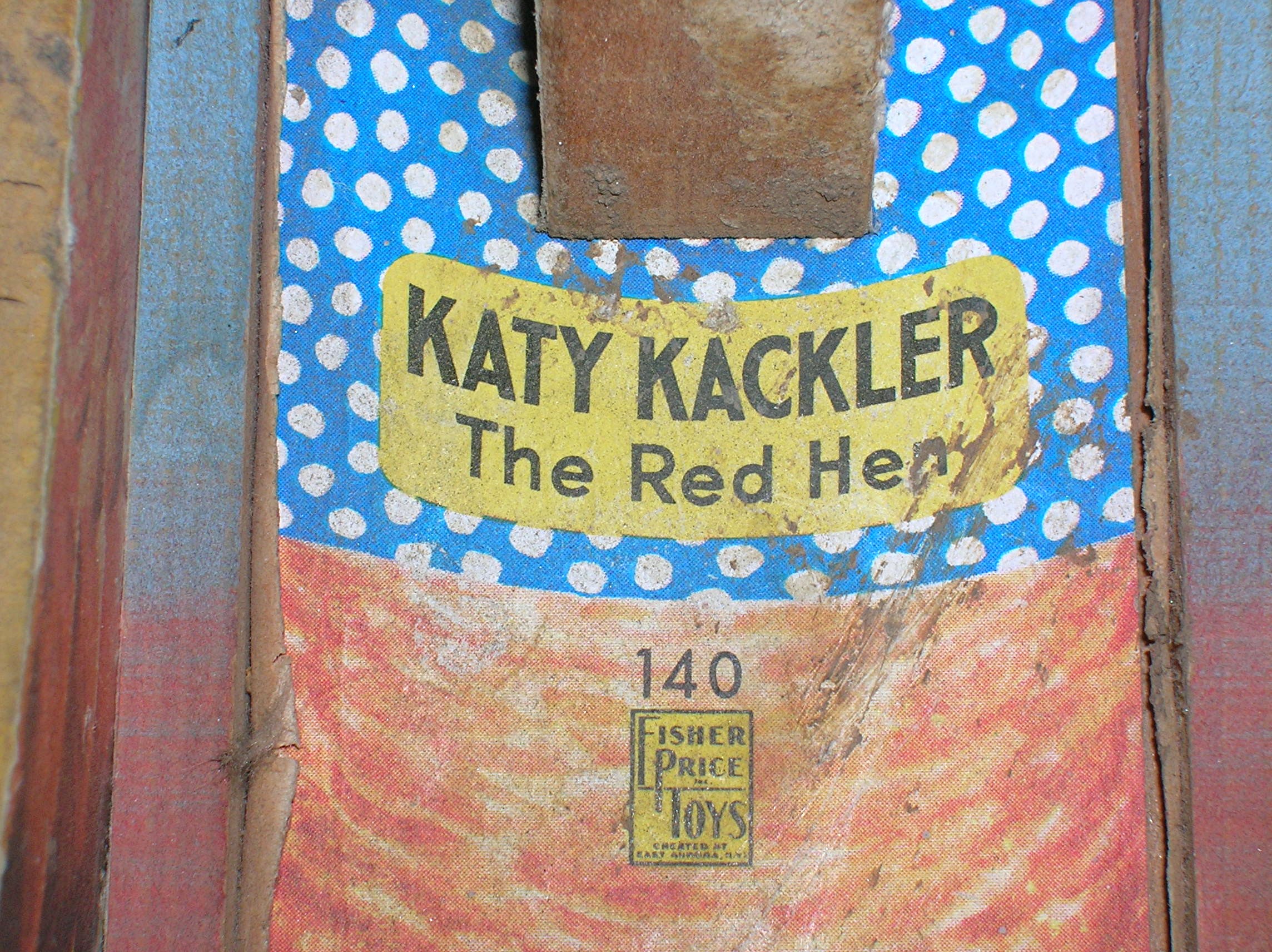 Fisher Price  Katy Klucker Red Hen Toy