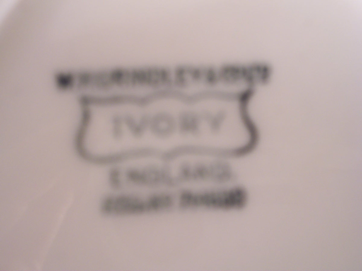 W M Grindley Co Ltd Ivory England Platter