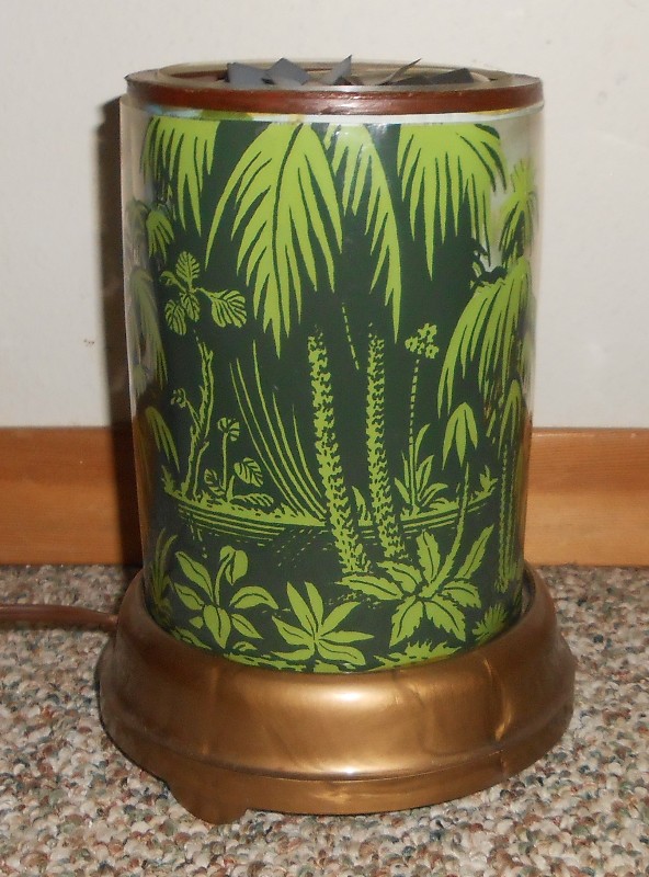 VINTAGE The Fountain Of Youth Roto-Vue Lamp - WORKING