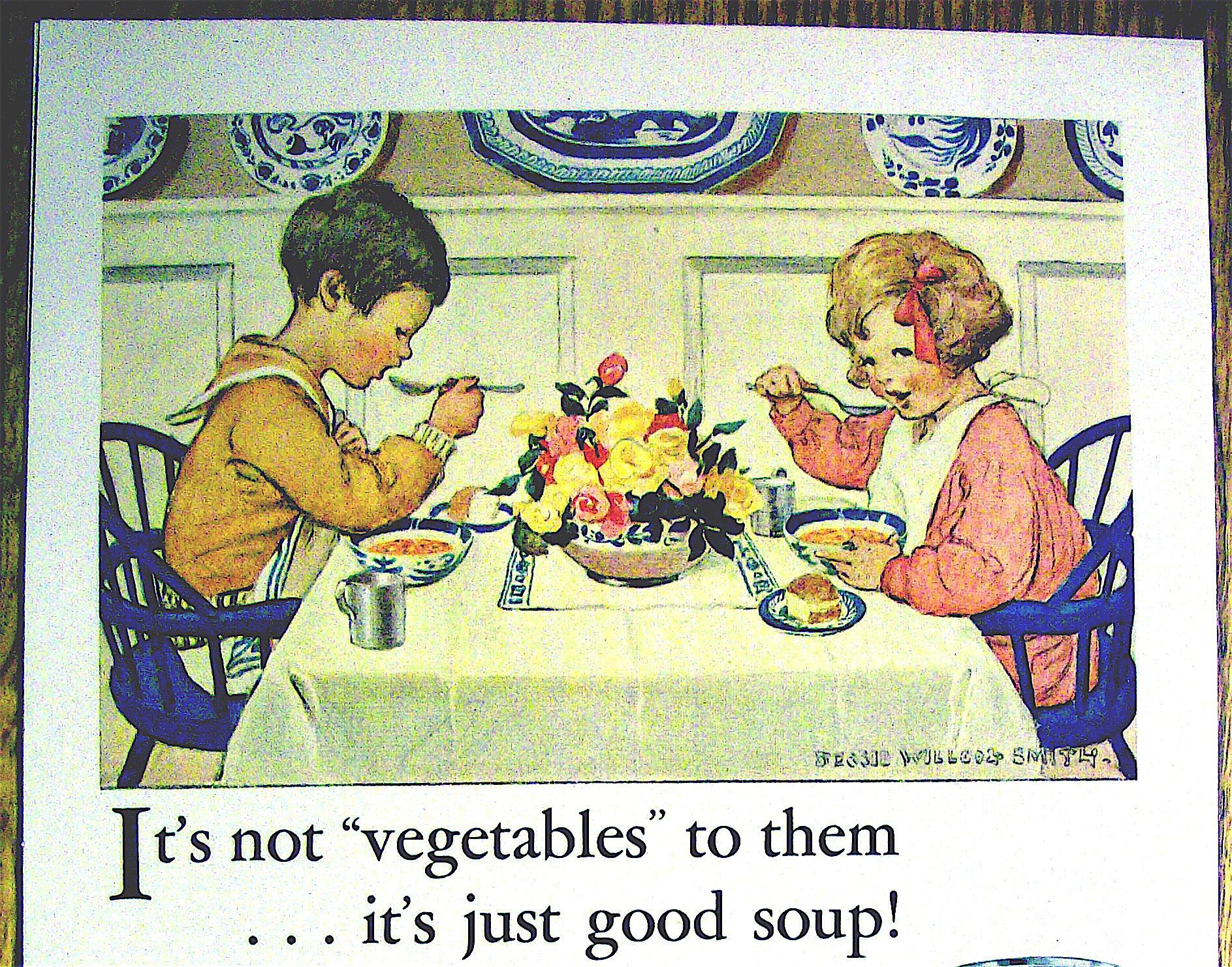 1931 Campbell Vegetable Soup By Jessie Wilcox Smith