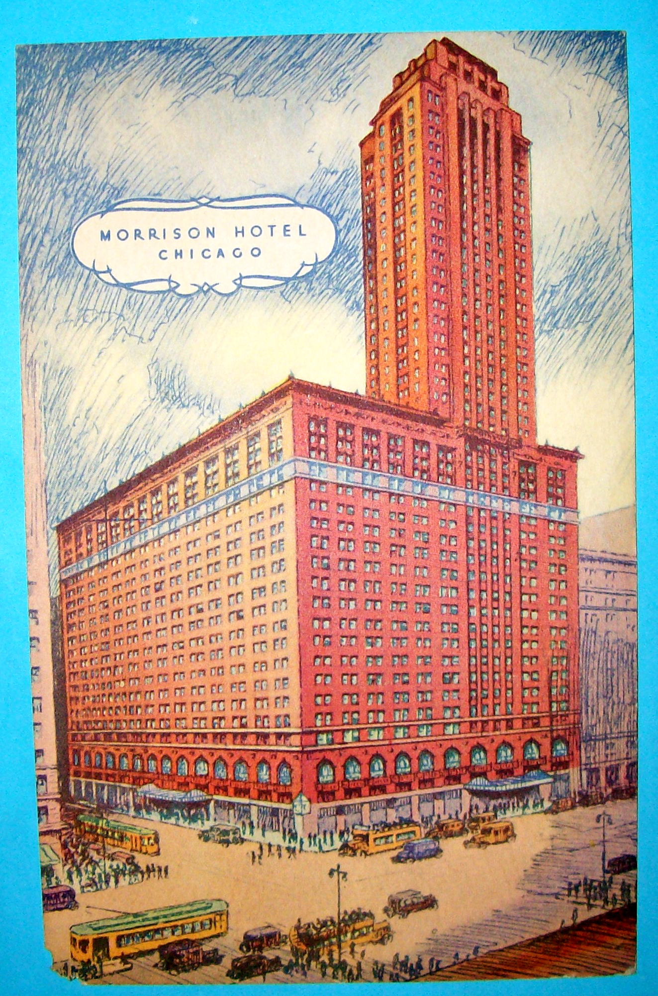 1933 Century of Progress, Morrison Hotel Postcard
