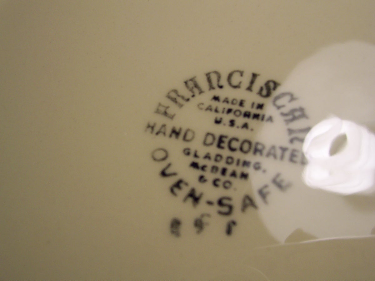 Franciscan China Apple Pattern Platter