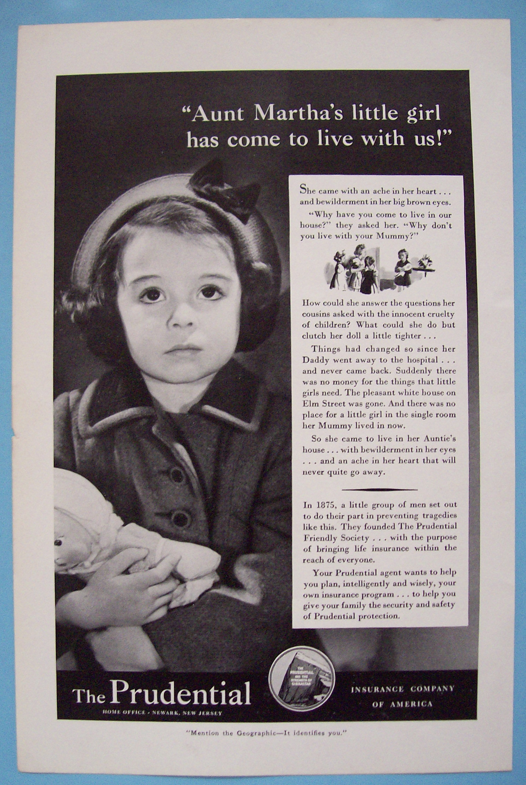 Vintage Ad: 1941 Prudential Insurance Company