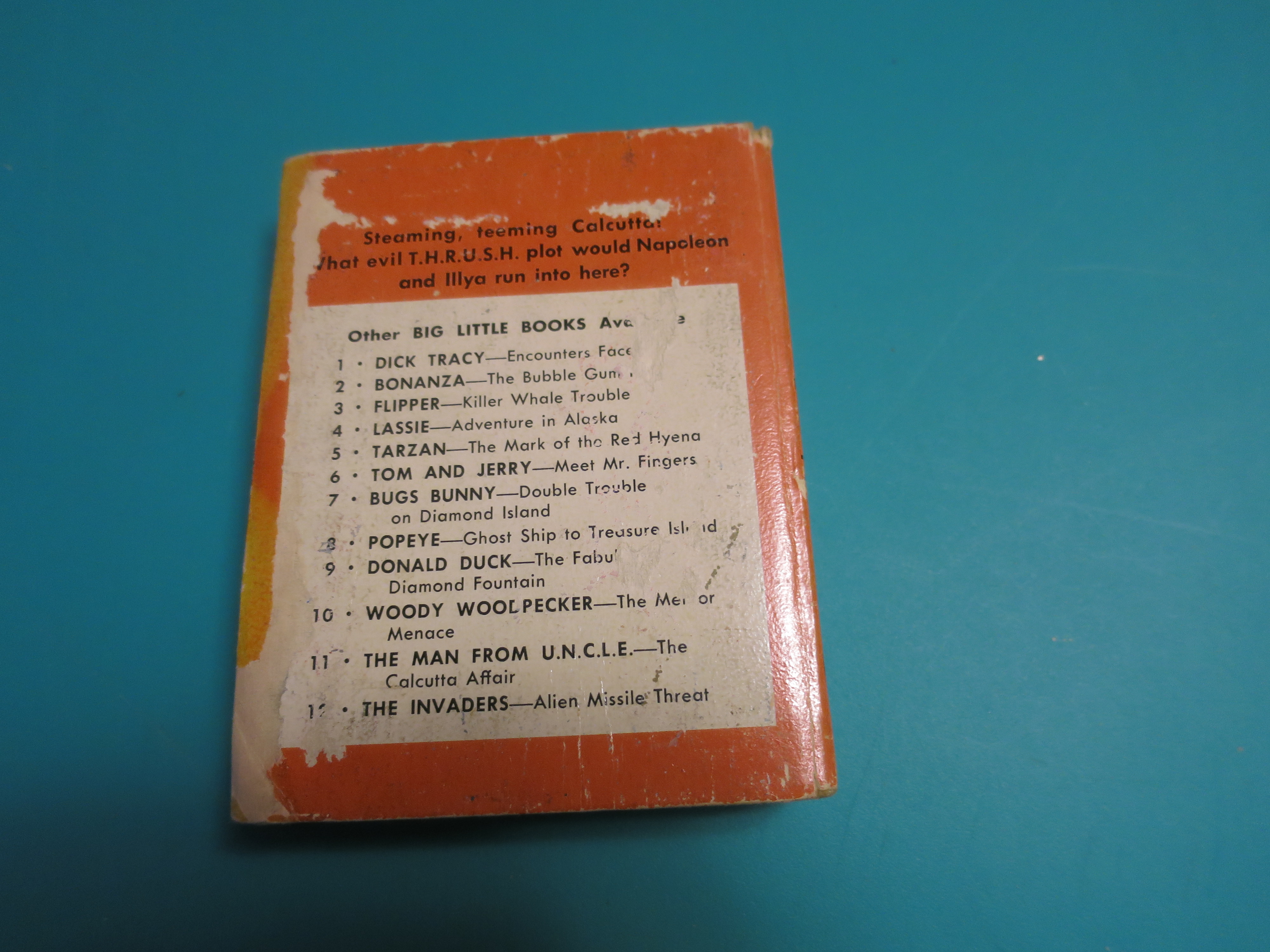 The Man From Uncle The Calcutta Affair  Big Little Book 1967