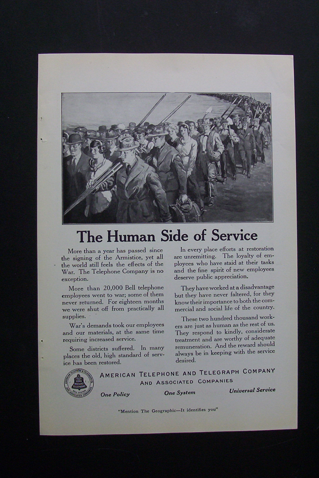 1920  American  Telephone  And  Telegraph  Company