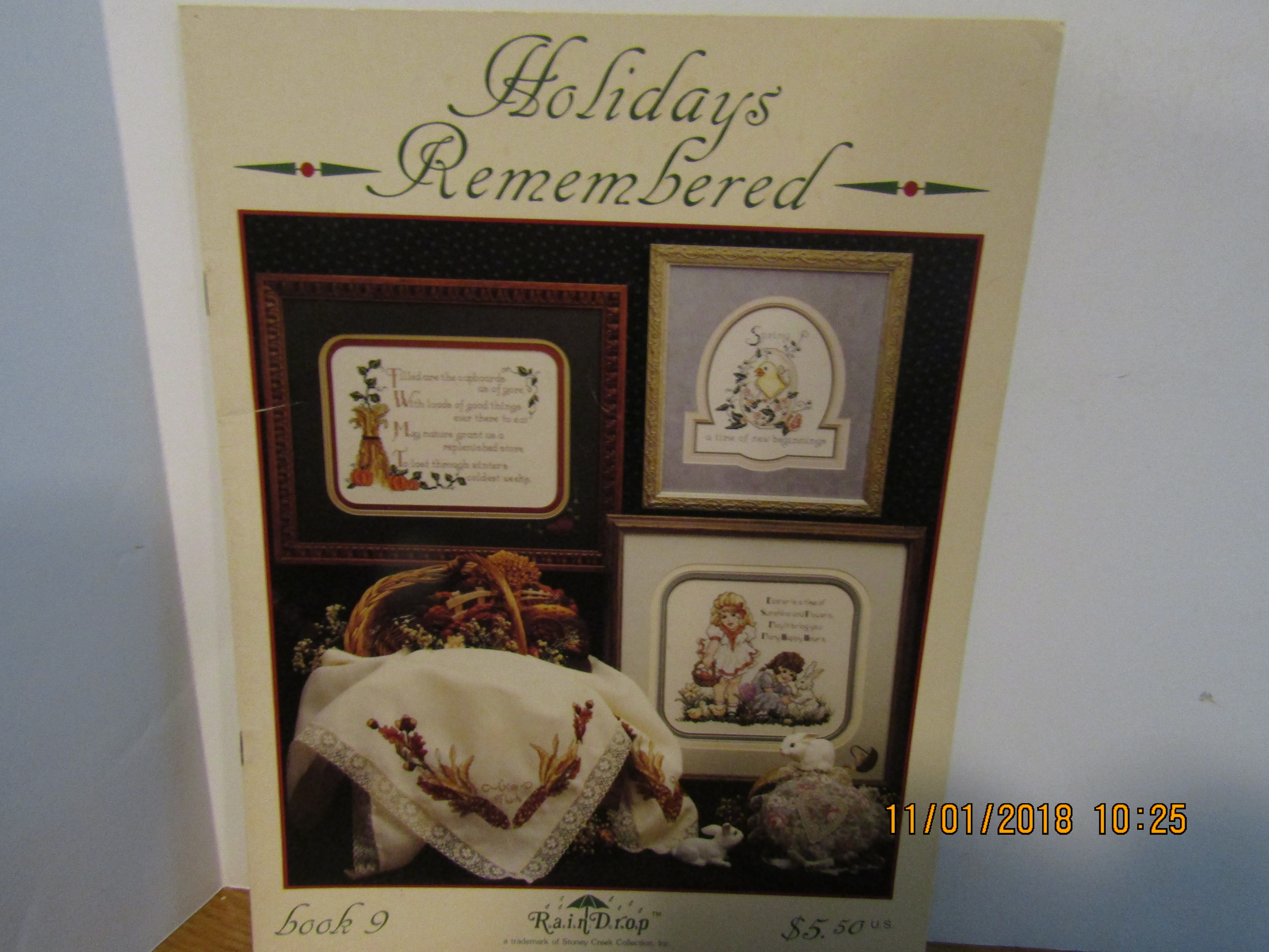 Raindrop  Book Holidays Remembered  #b9