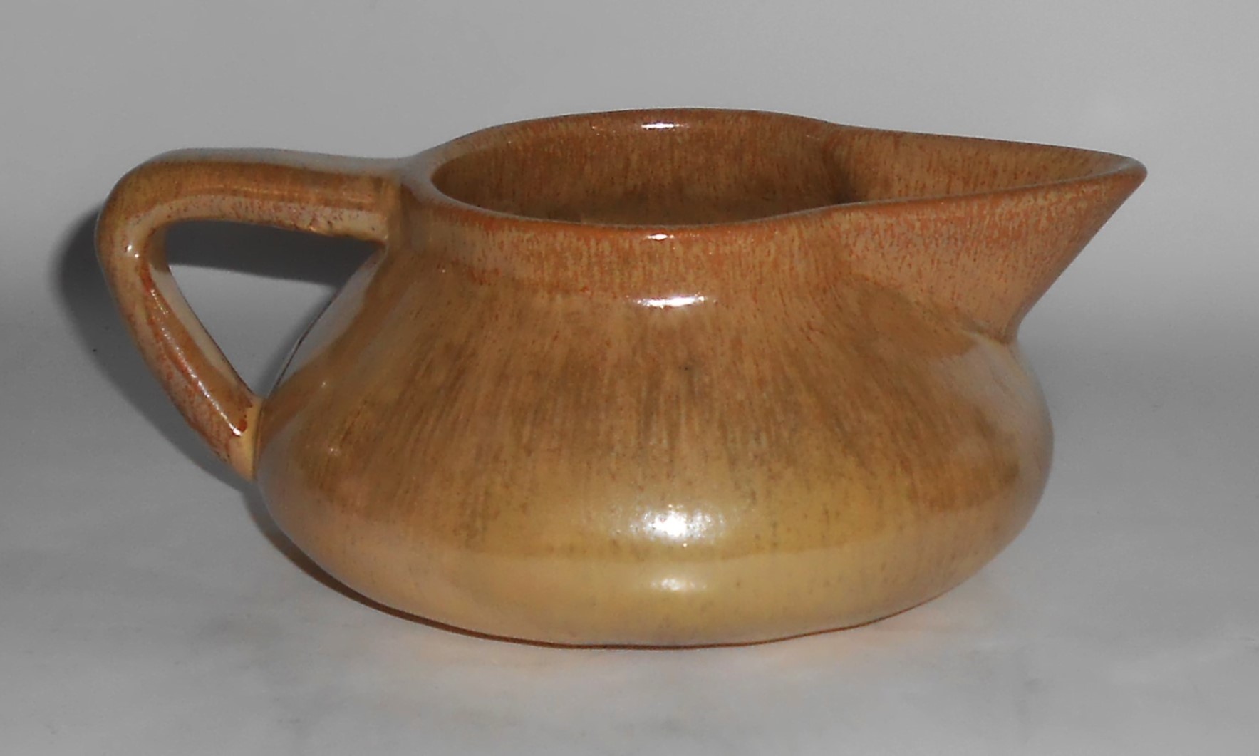 Dromore Art Pottery 1930's Brown/Tan Metallic Gravy
