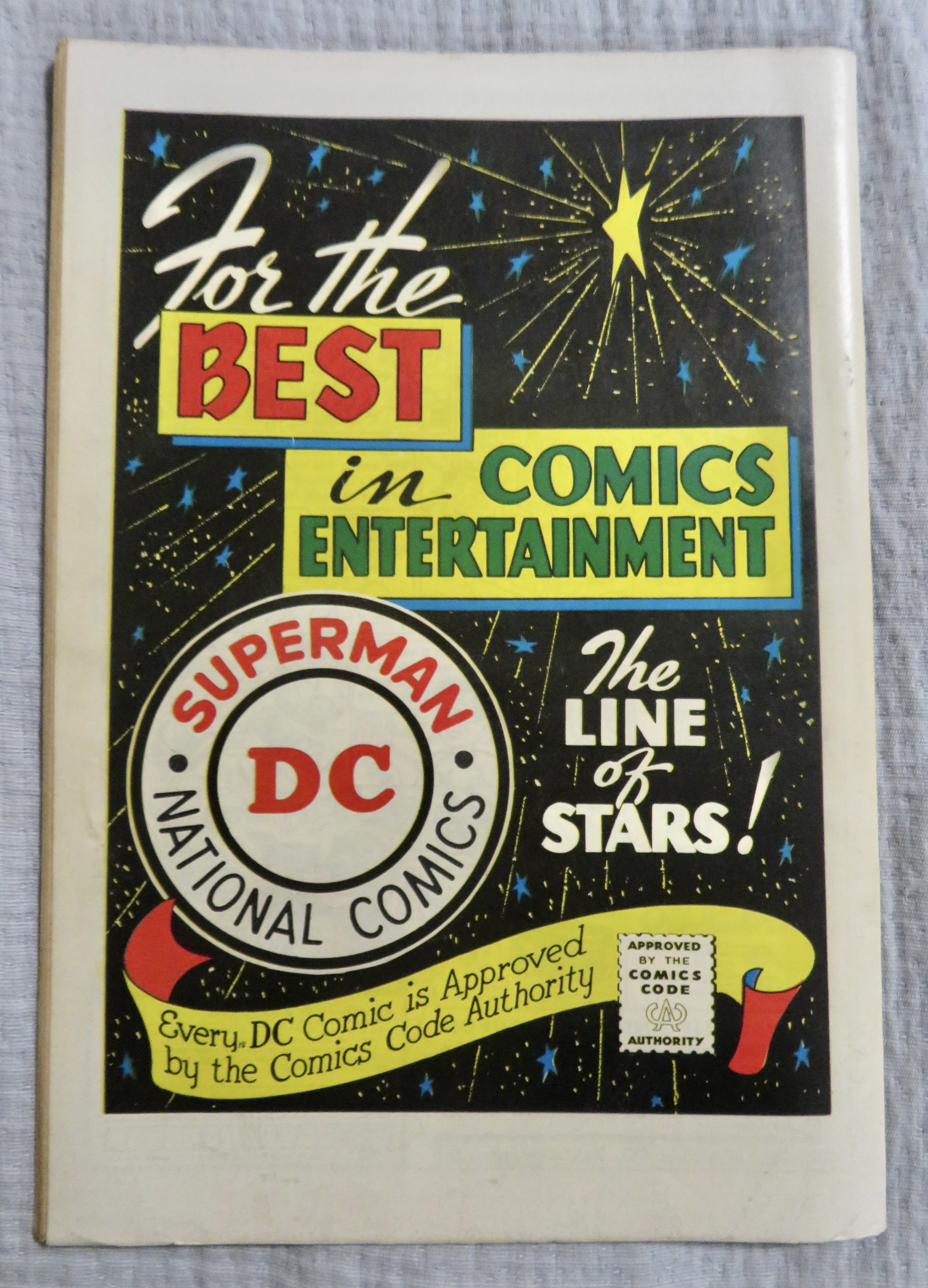 Detective Comics July 1958 Batman's Invincible Foe