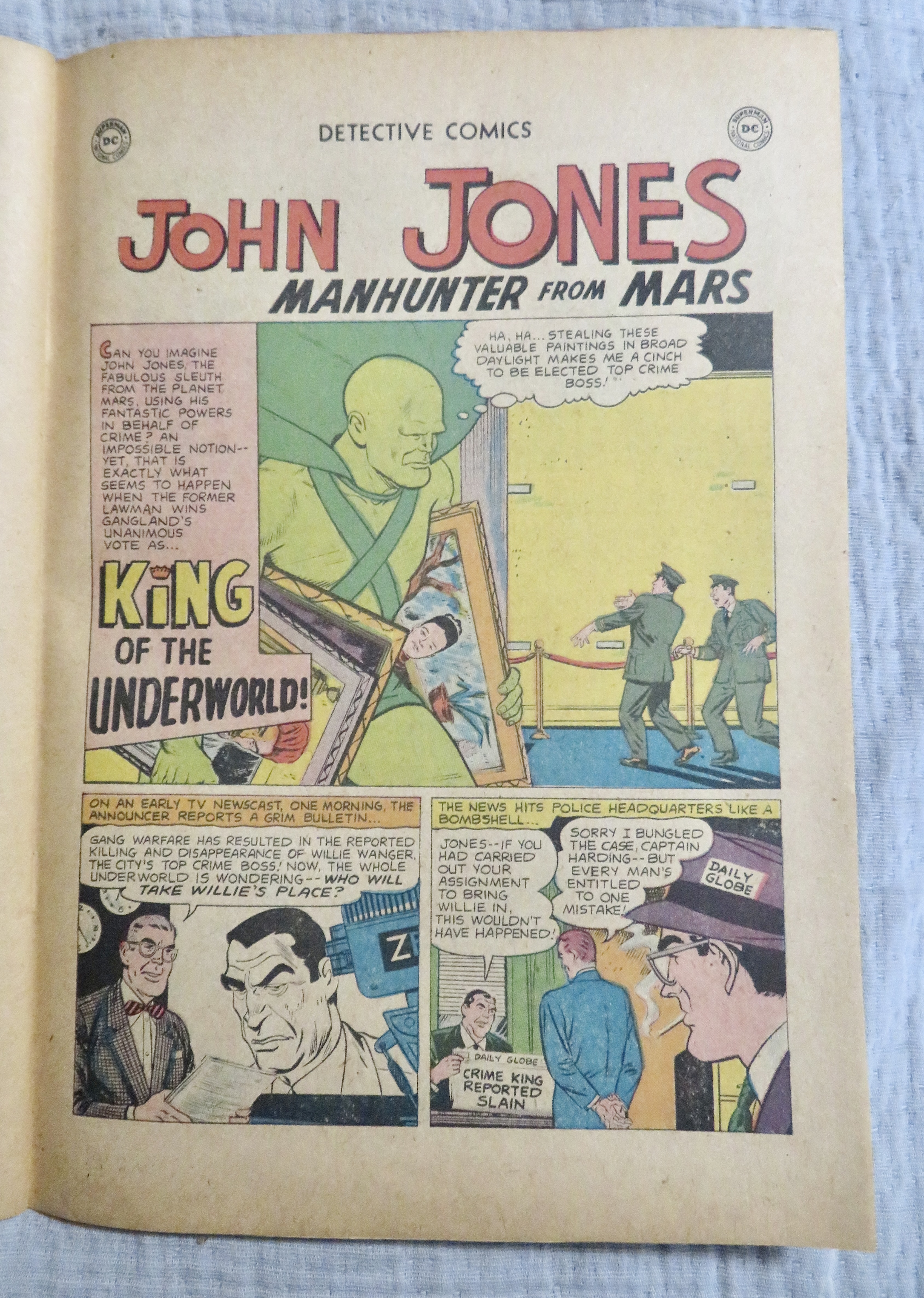 Detective Comics July 1958 Batman's Invincible Foe