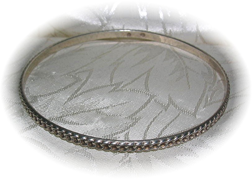 2 English  Antique Narrow Bangle St Bracelets