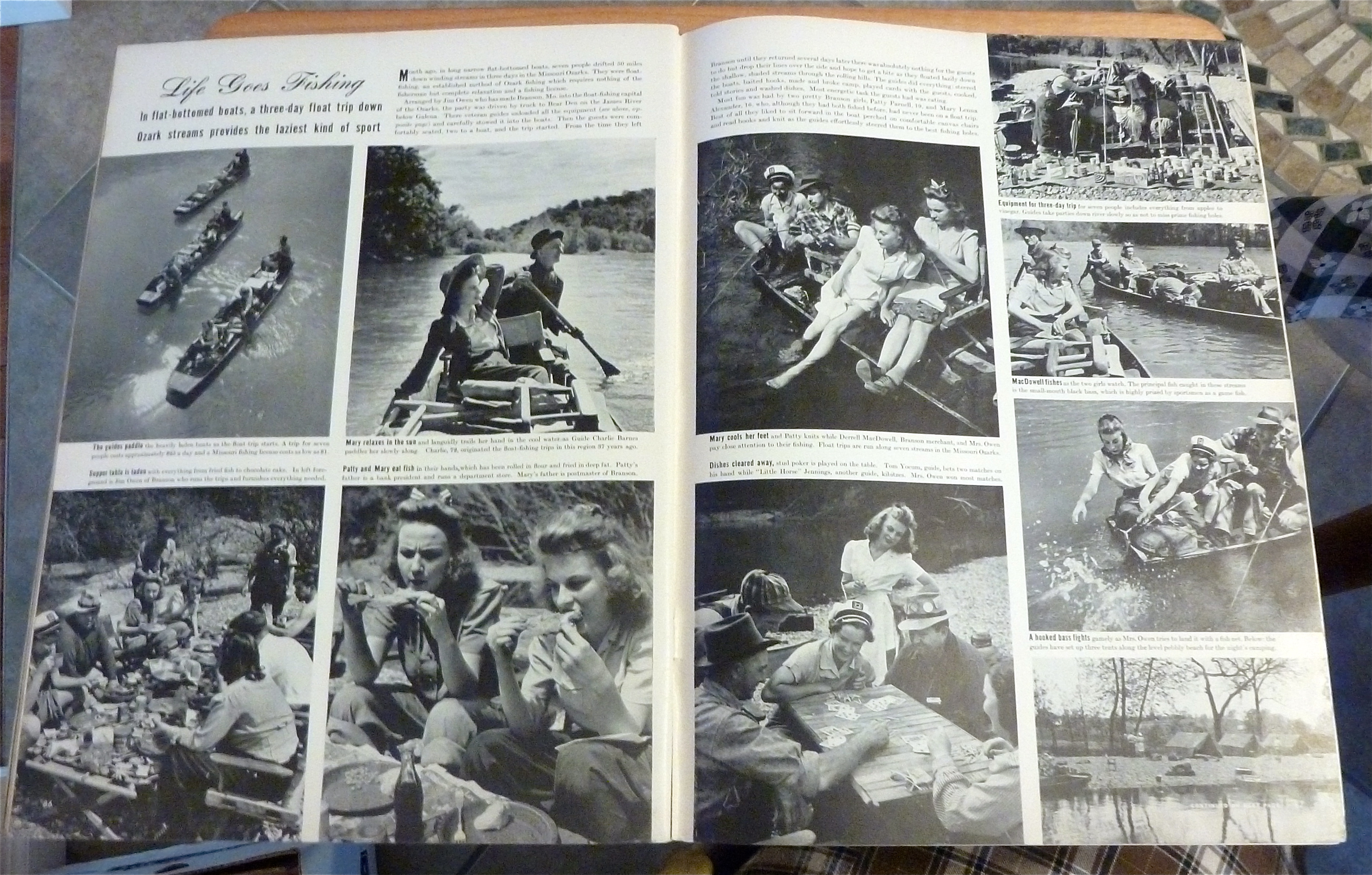 Life Magazine-June 23, 1941-Lazy Fishing