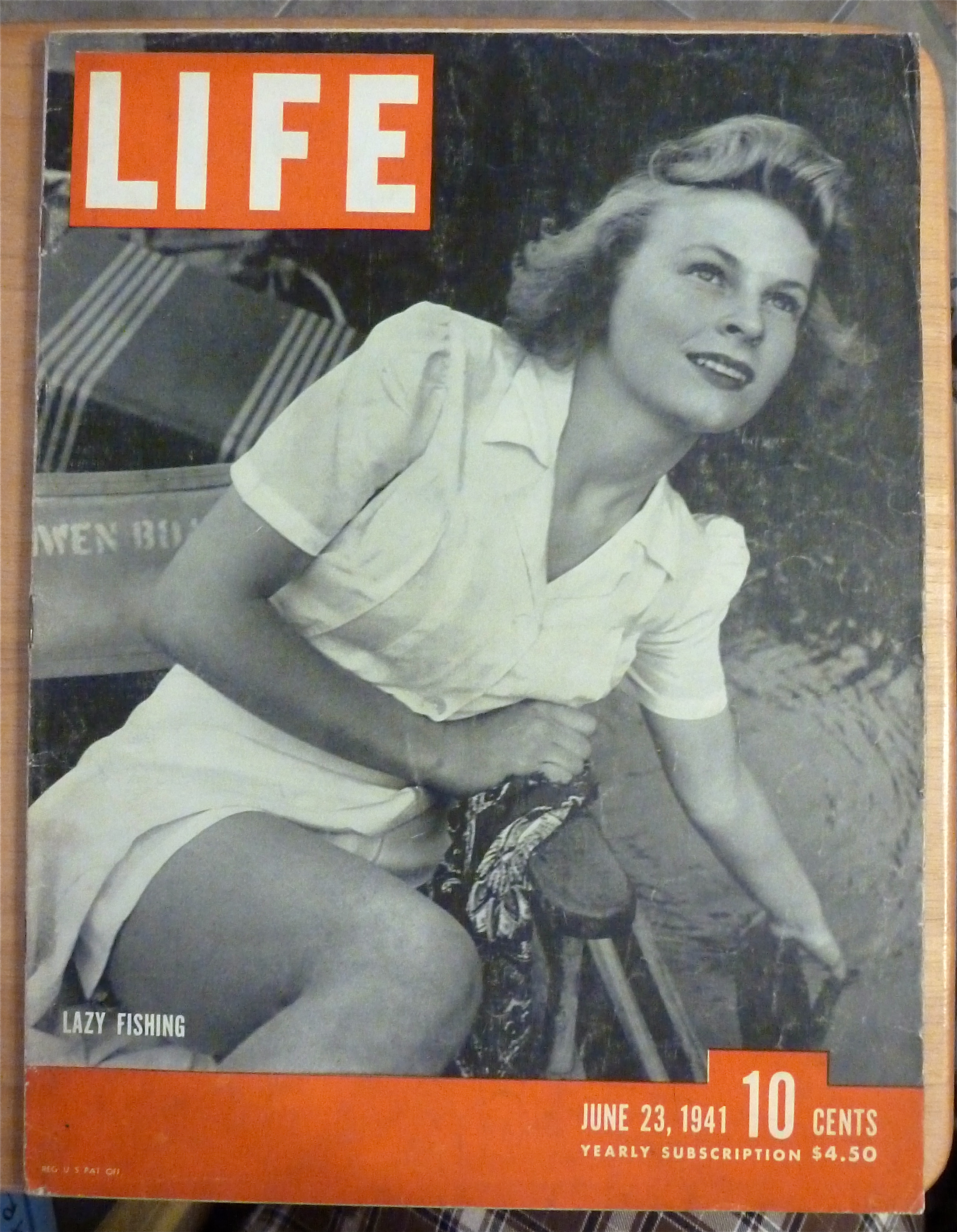Life Magazine-June 23, 1941-Lazy Fishing