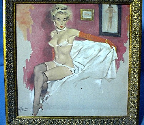Print Framed 'Pin Up' Print Fritz Willis