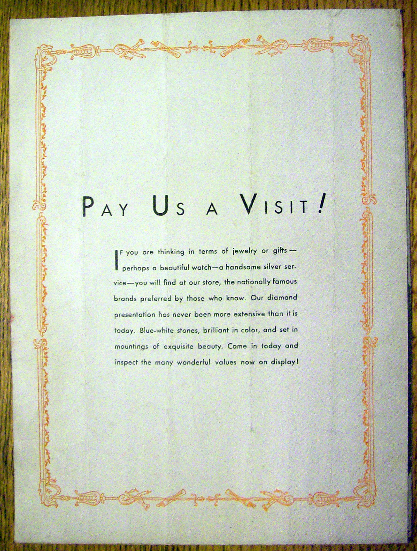 Sheet Music For 1930 Gem O' My Heart
