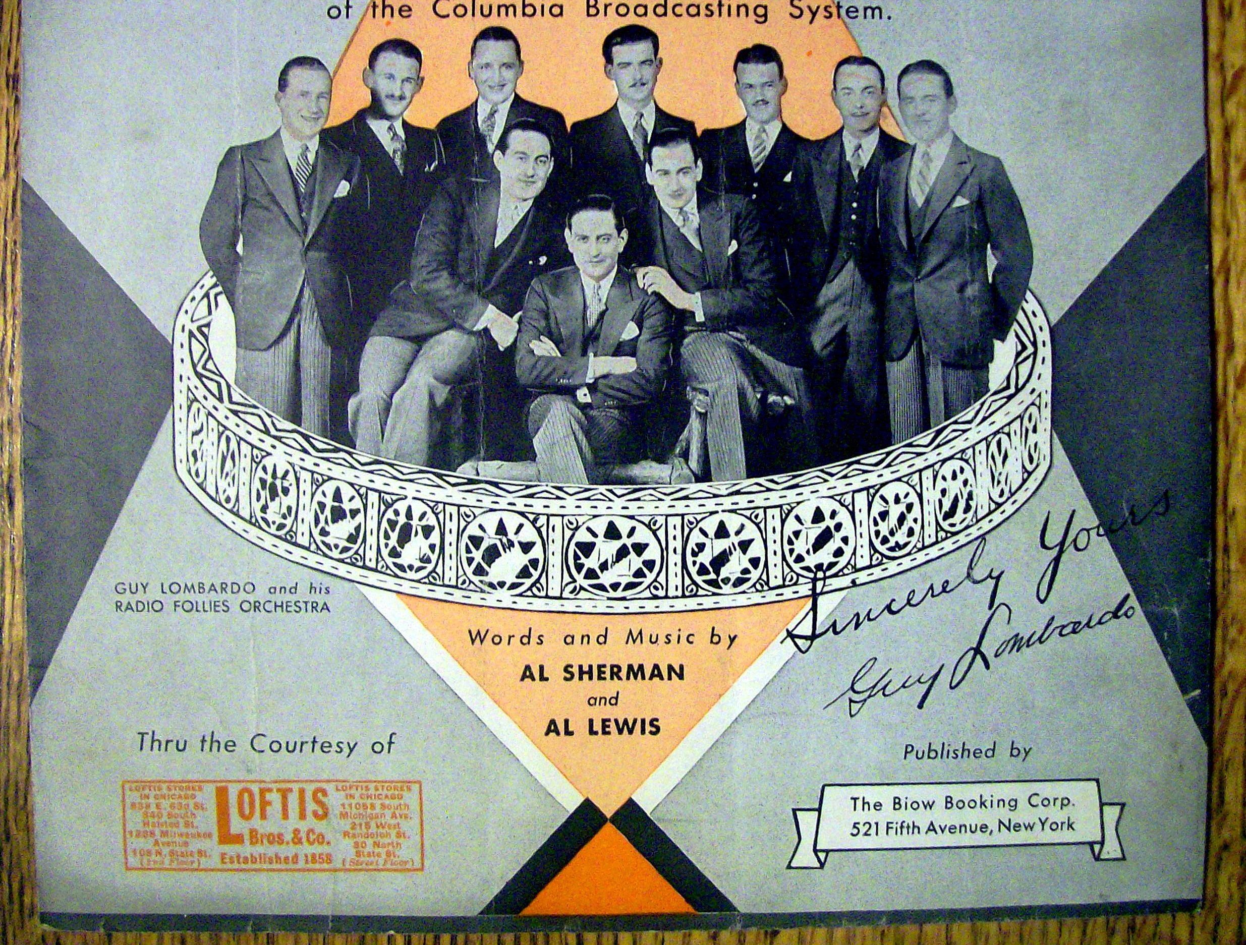 Sheet Music For 1930 Gem O' My Heart