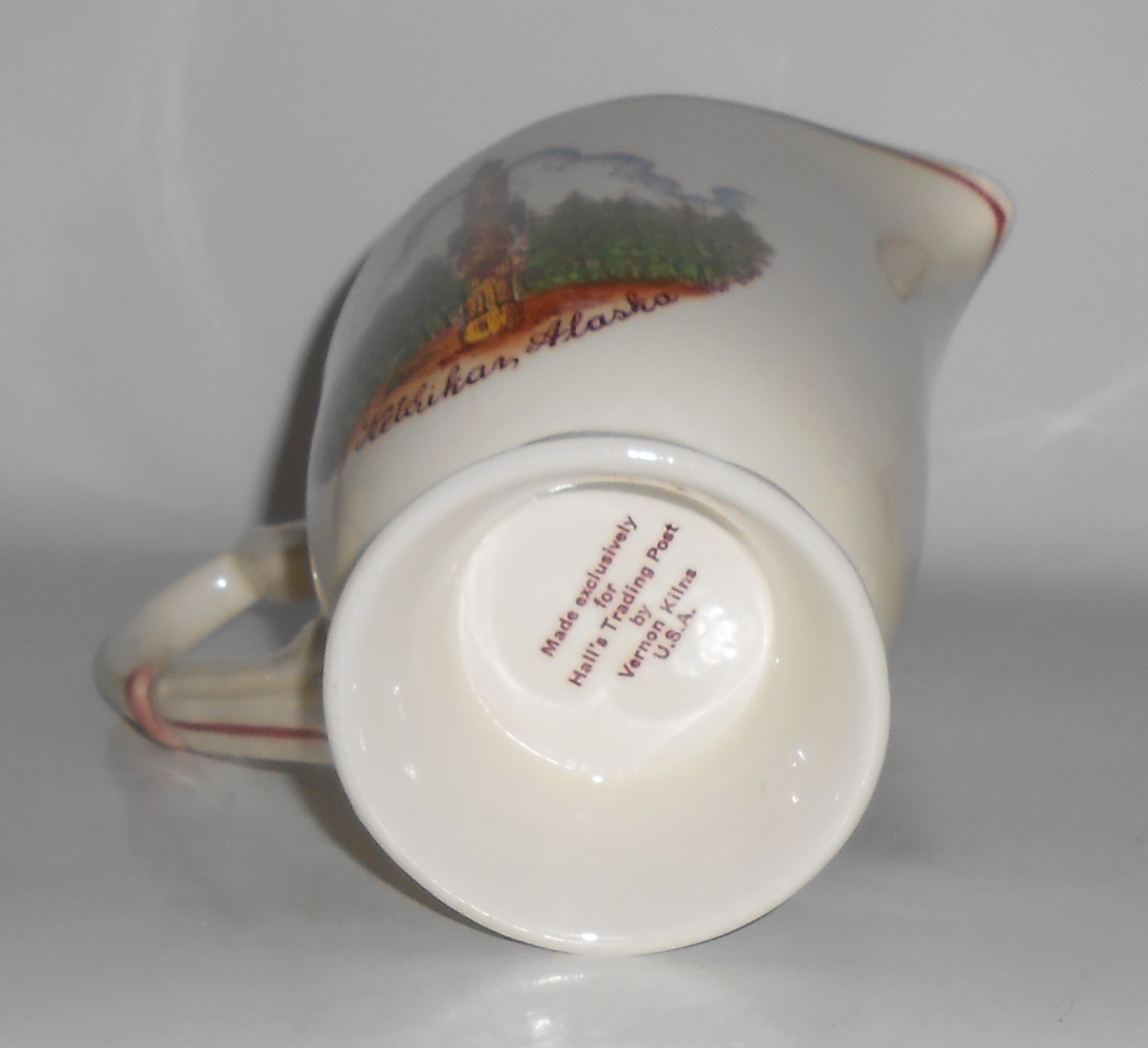 Vernon Kilns Pottery KETCHIKAN Alaska Commemorative Pit