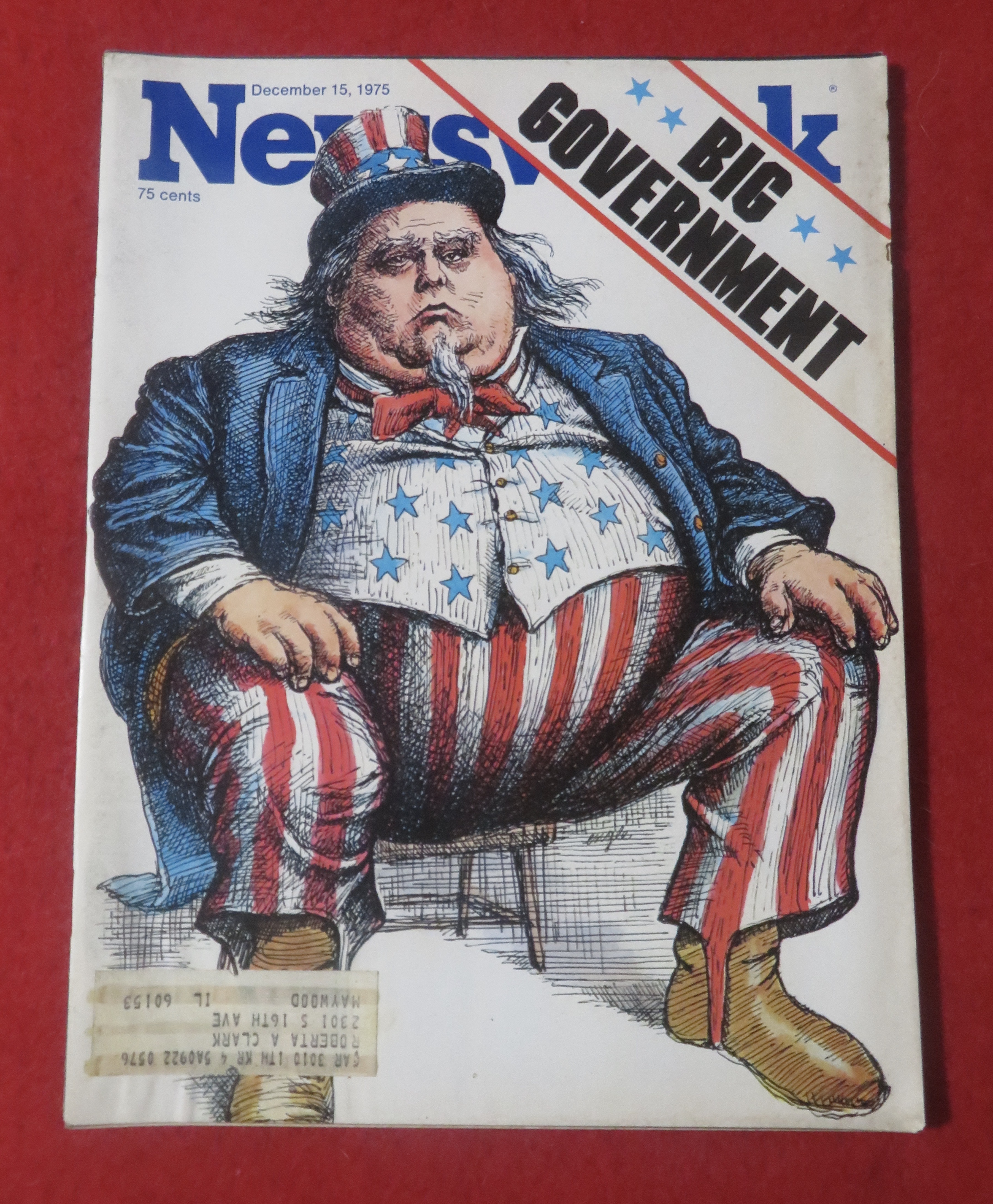 Newsweek Magazine December 15, 1975 Big Government