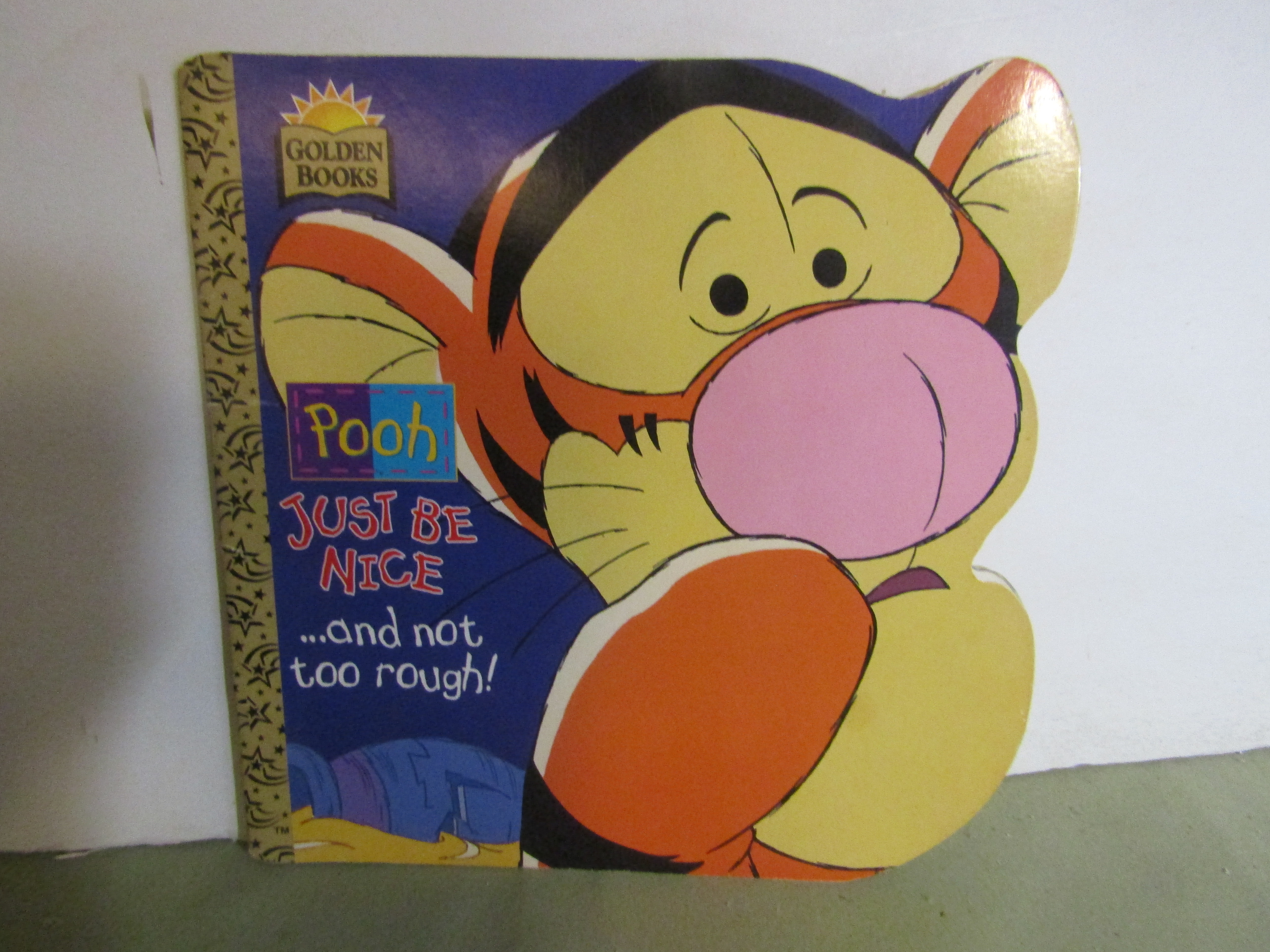 Shape Book Pooh Just Be Nice and Not Too Rough