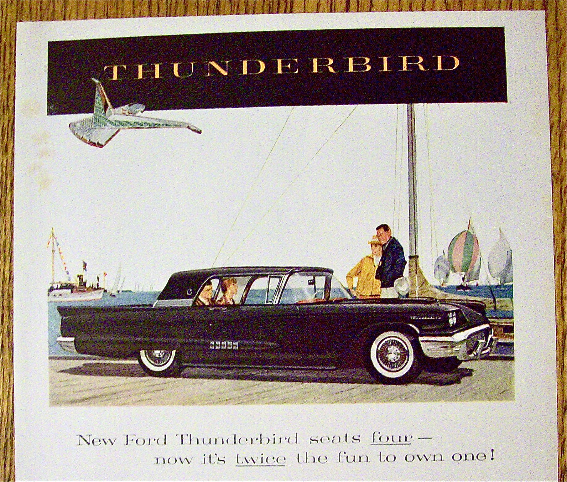 1958 Ford Thunderbird with Four Seats