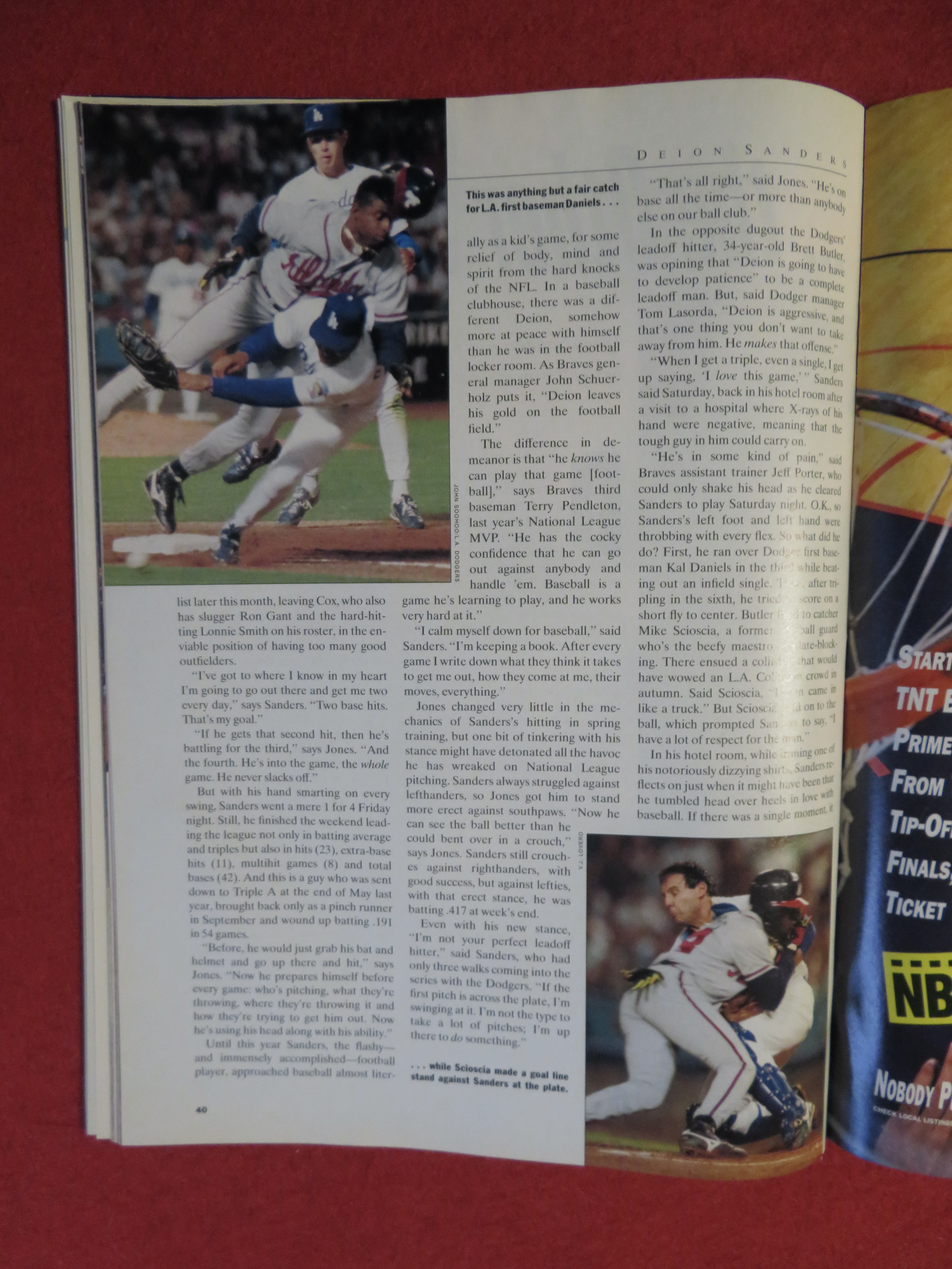 Sport Illustrated Magazine-April 27, 1992-Deion Sanders