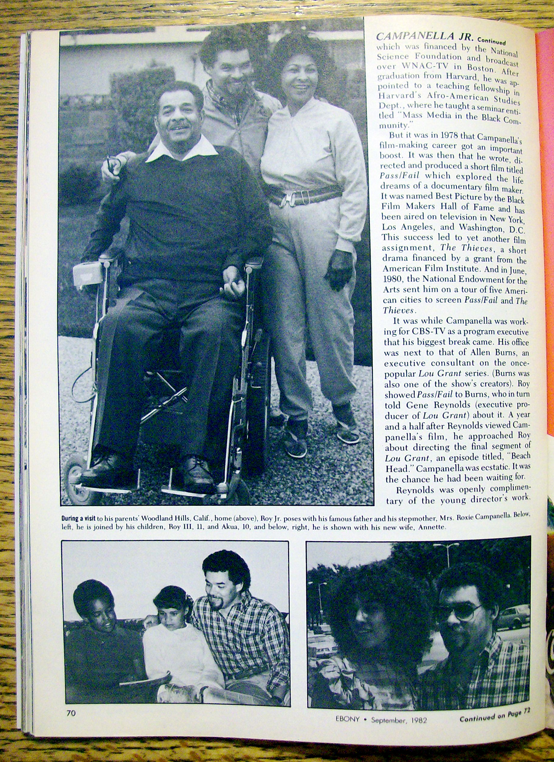 Ebony Magazine-September 1982-Larry Holmes