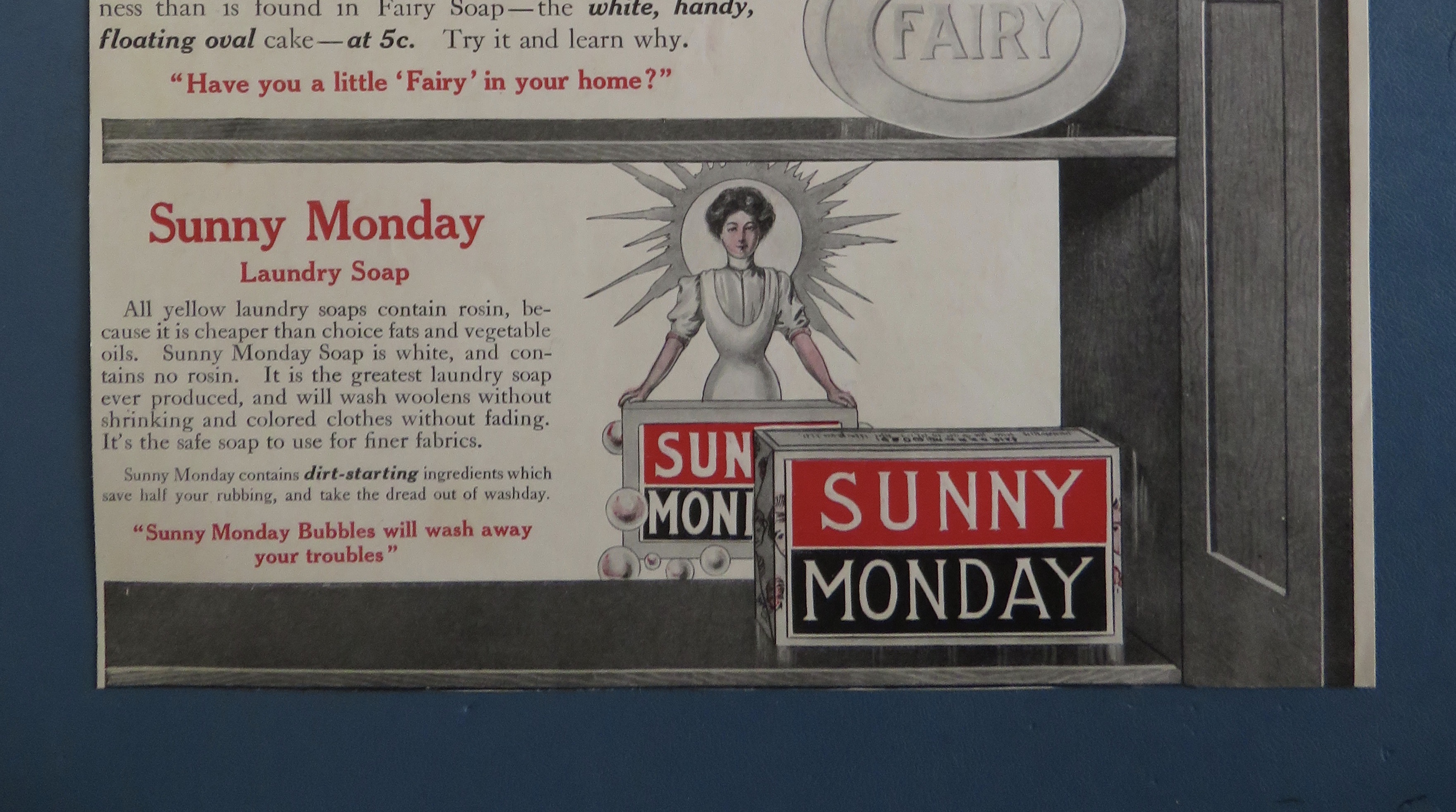 1910's Fairbank's Gold Dust Washing Powder w/Twins