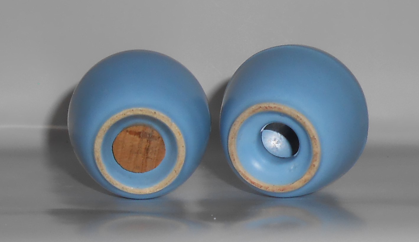 Bauer Pottery La Linda Matte Blue Salt & Pepper Shaker
