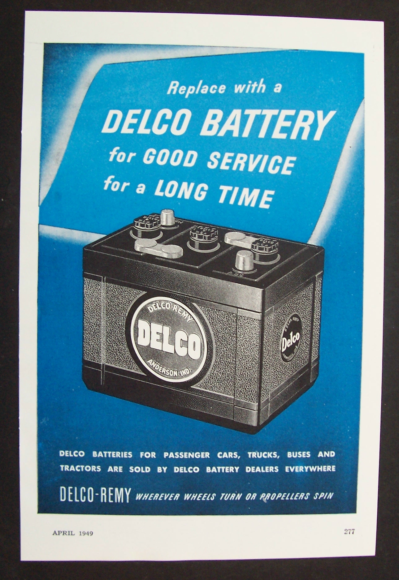 1949  Delco  Battery