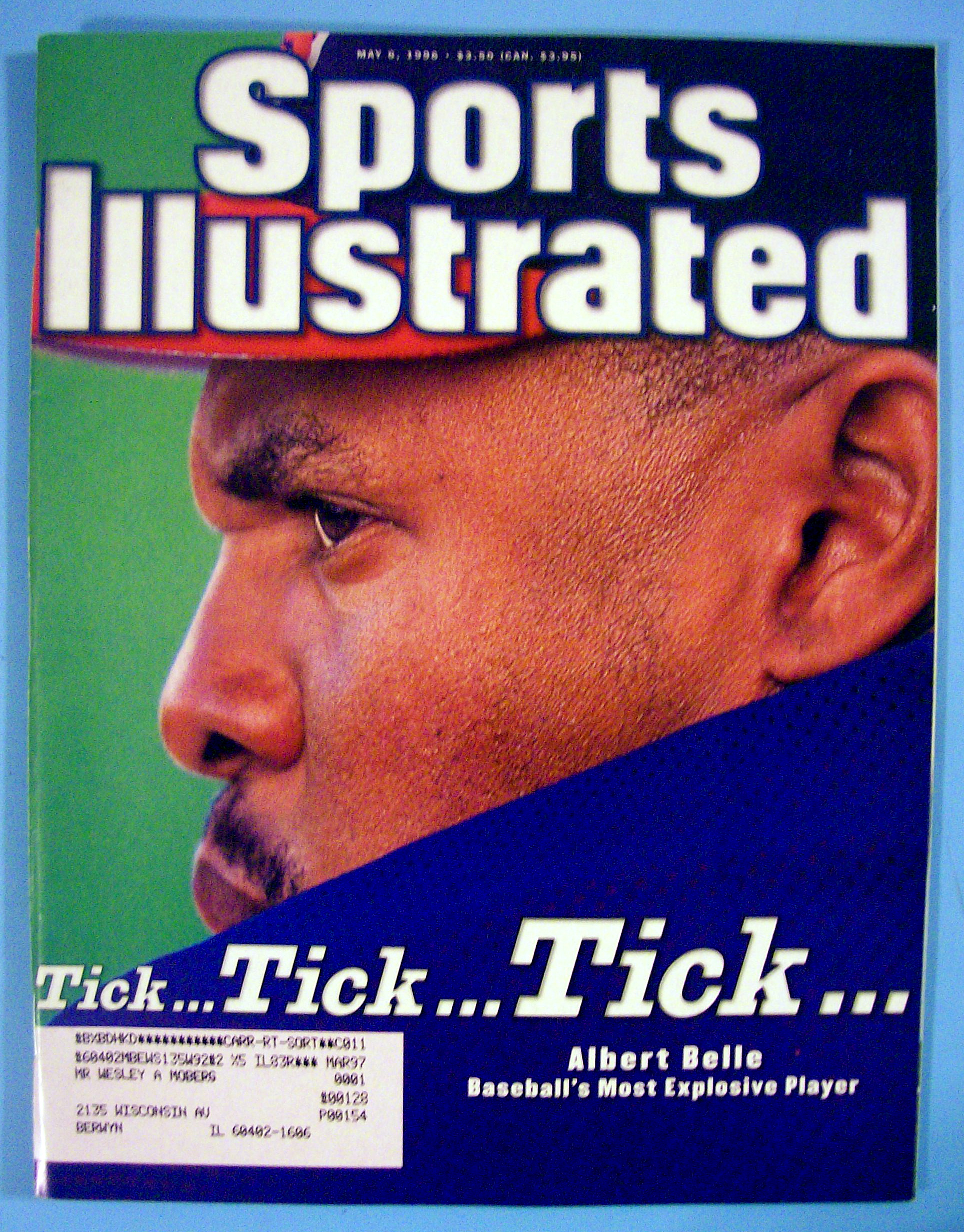 Sports Illustrated Magazine-May 6, 1996-Albert Belle