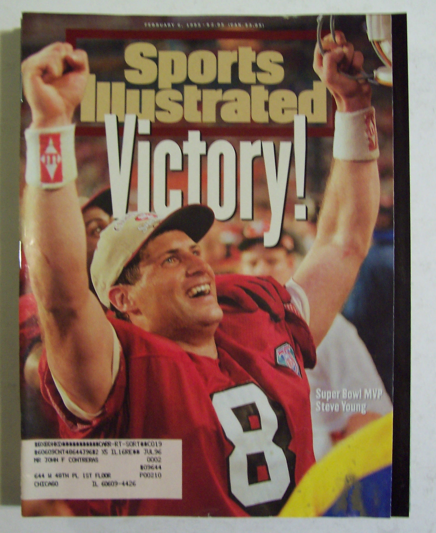 Sports Illustrated Magazine-Feb 6, 1995-Steve Young
