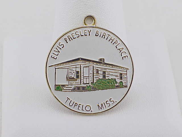 Elvis Presley Birthplace Tupelo, Mississippi Enamel Charm Or Pendant