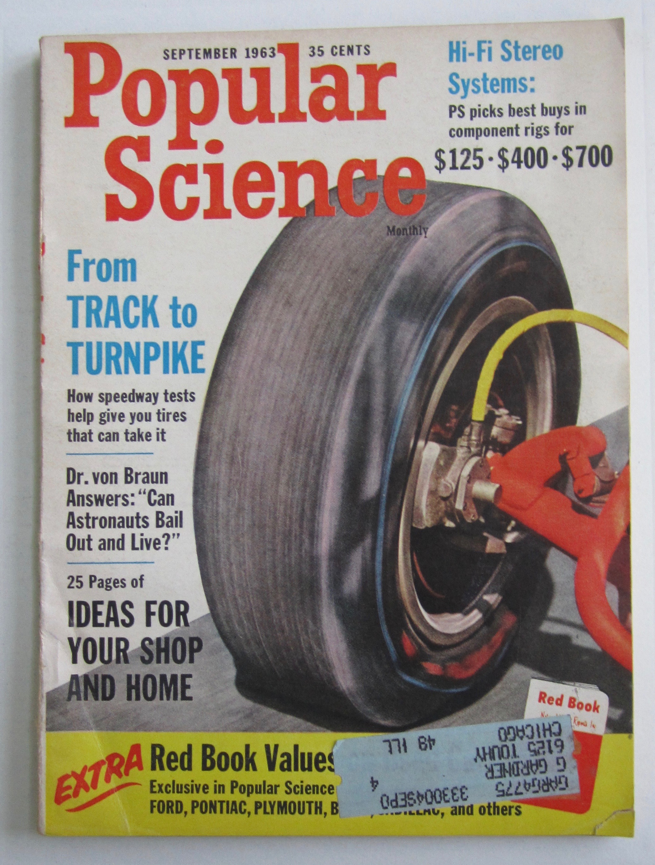 Popular Science September 1963 From Track To Turnpike