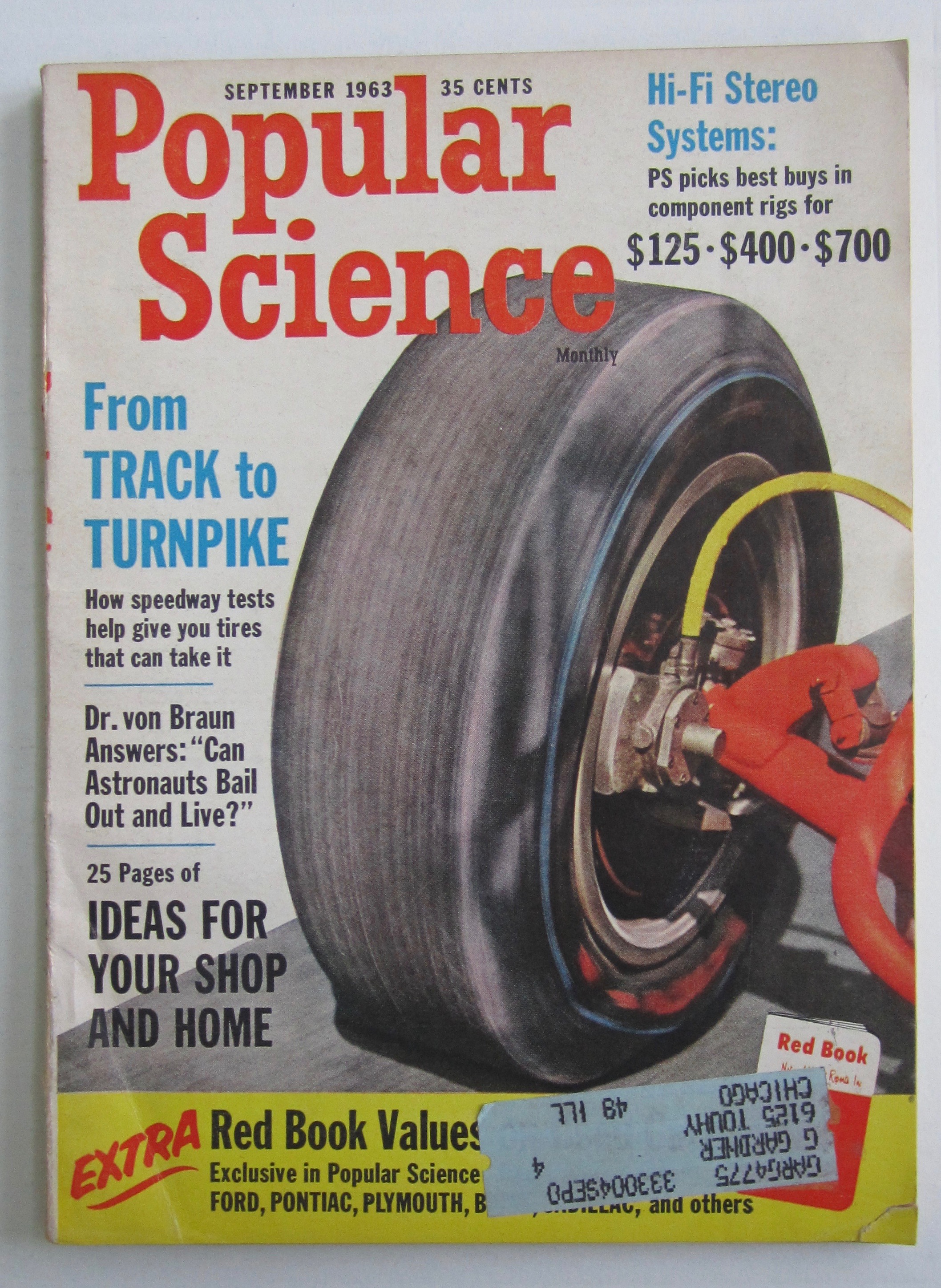Popular Science September 1963 From Track To Turnpike