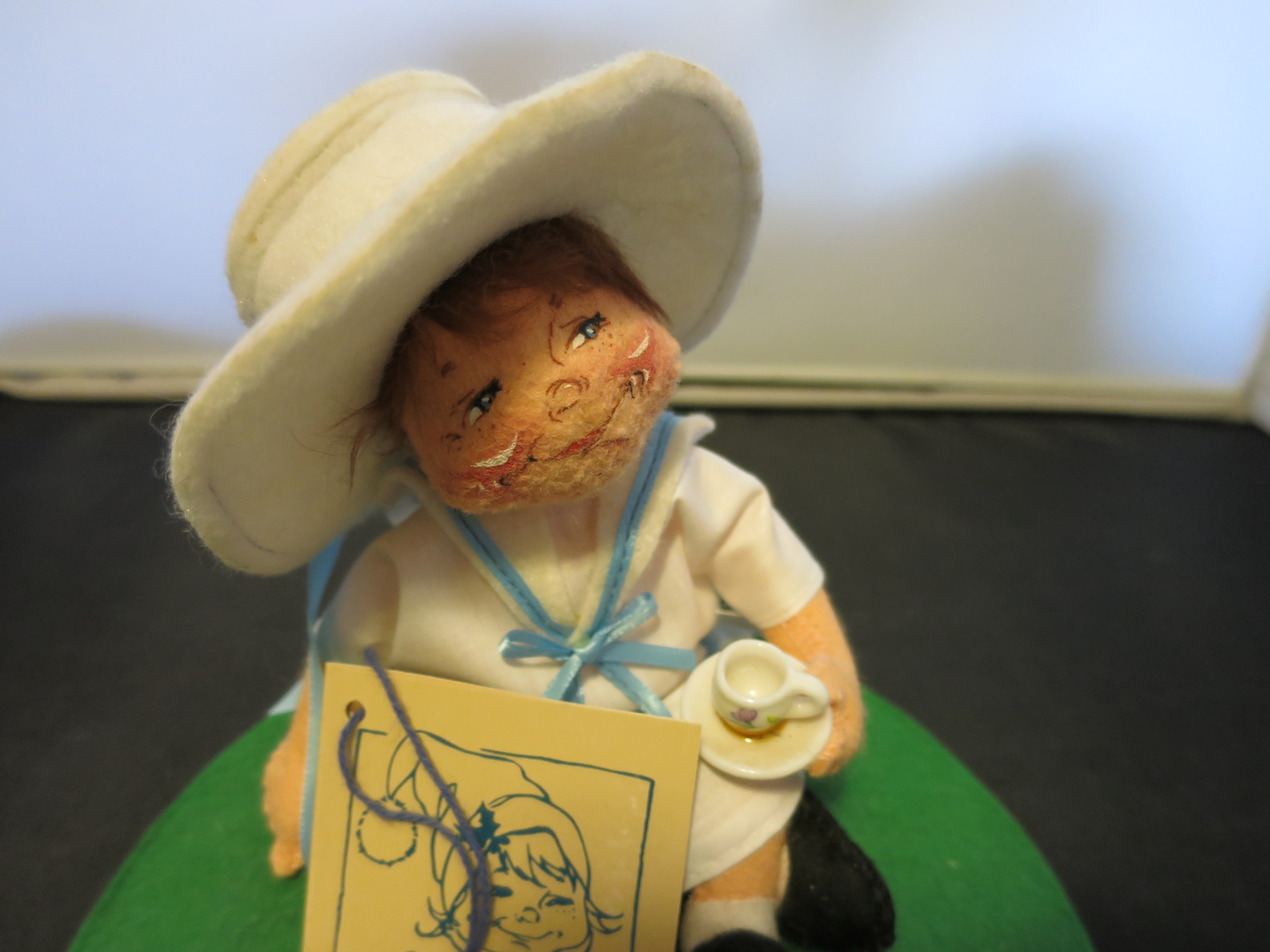 Annalee Doll Society Logo Kid 1997-98 called Tea Time