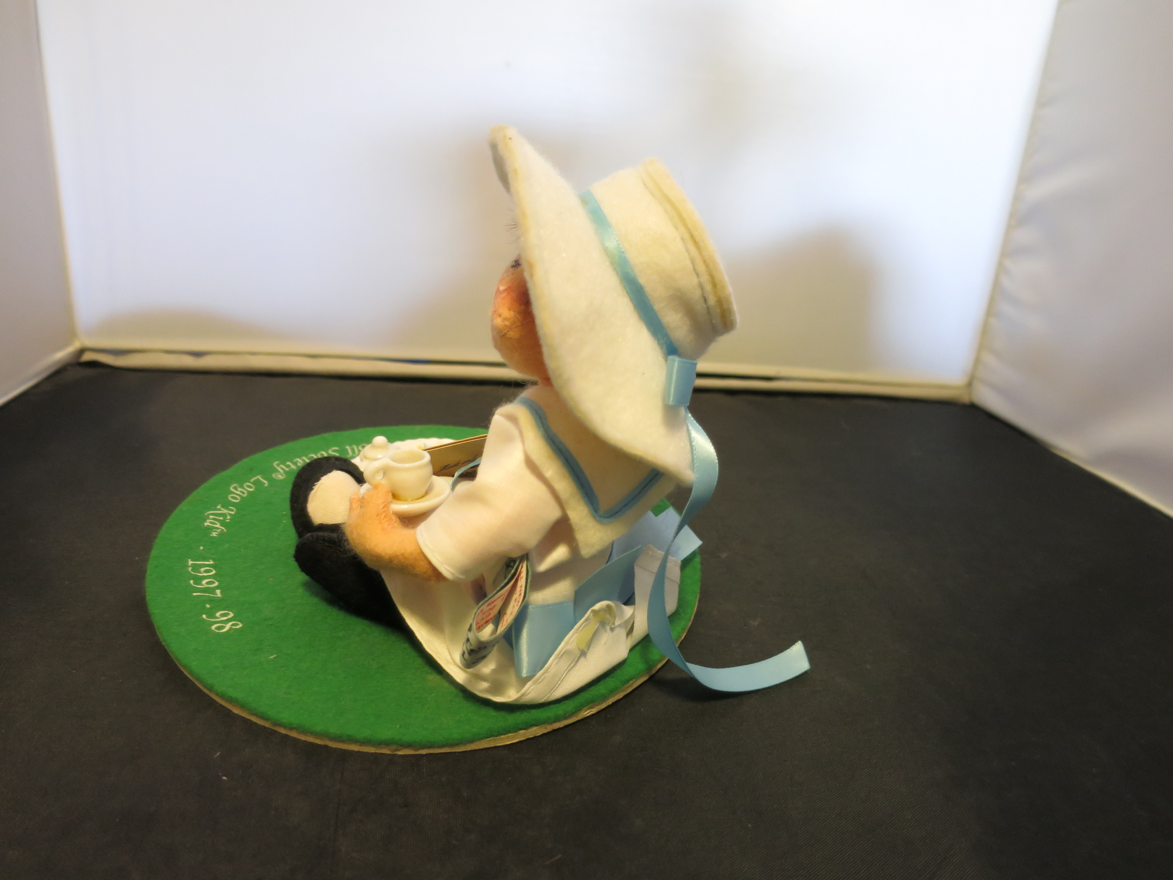 Annalee Doll Society Logo Kid 1997-98 called Tea Time
