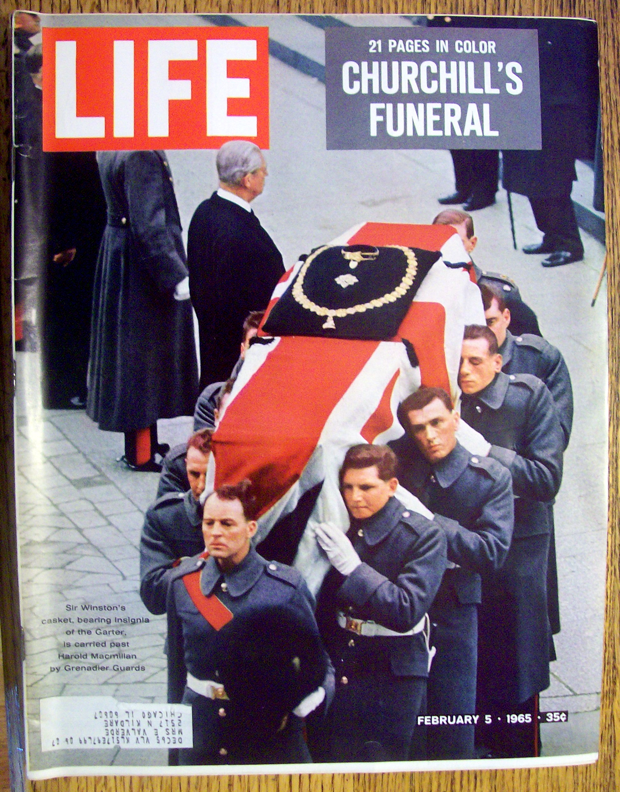 Life Magazine-February 5, 1965-Churchill's Funeral