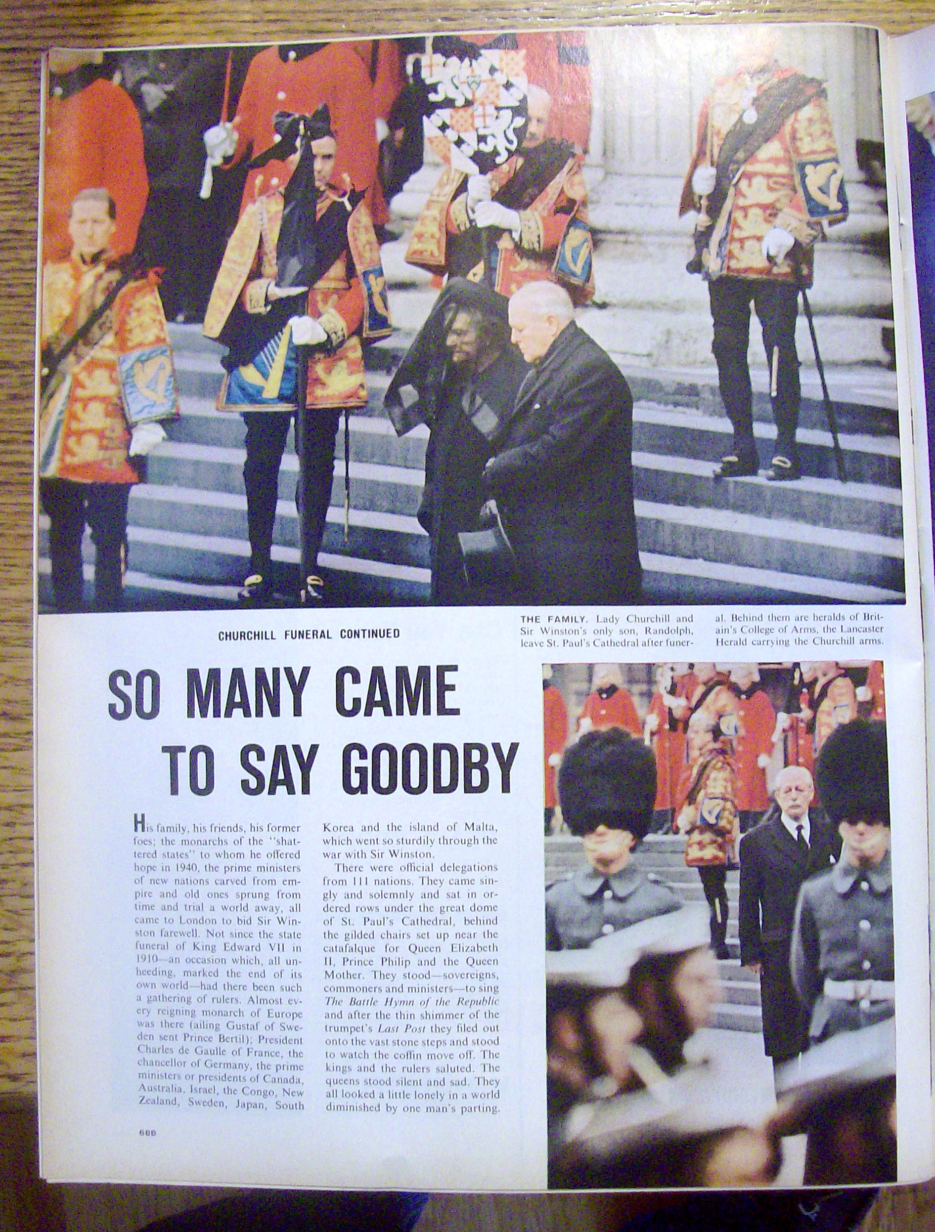 Life Magazine-February 5, 1965-Churchill's Funeral