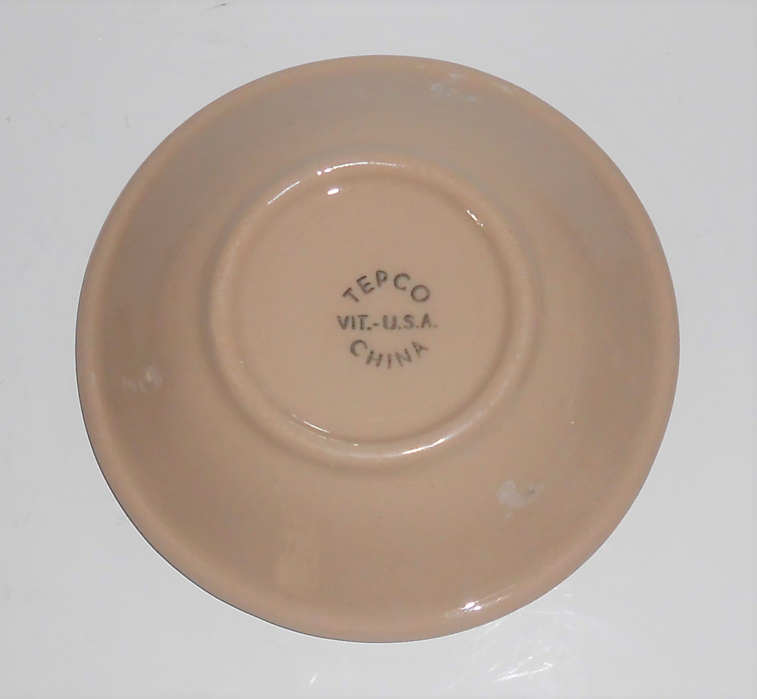 Tepco Restaurant Ware China Orange/Brown/Black Bands Fr