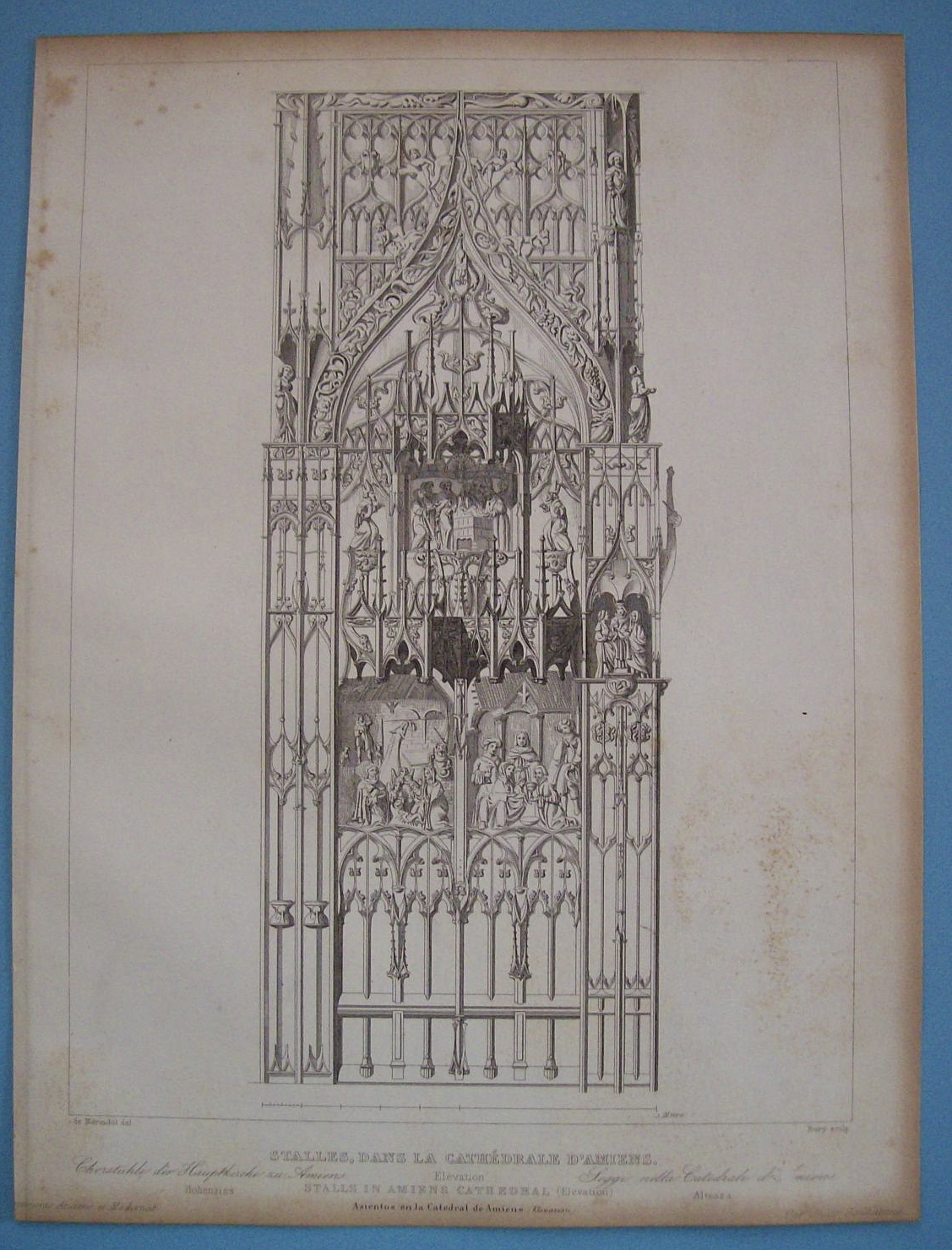 Stalles, Dans La Cathedrale D'Amiens