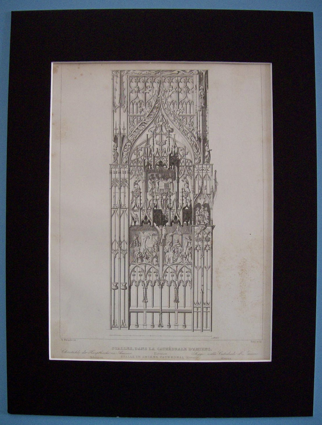 Stalles, Dans La Cathedrale D'Amiens