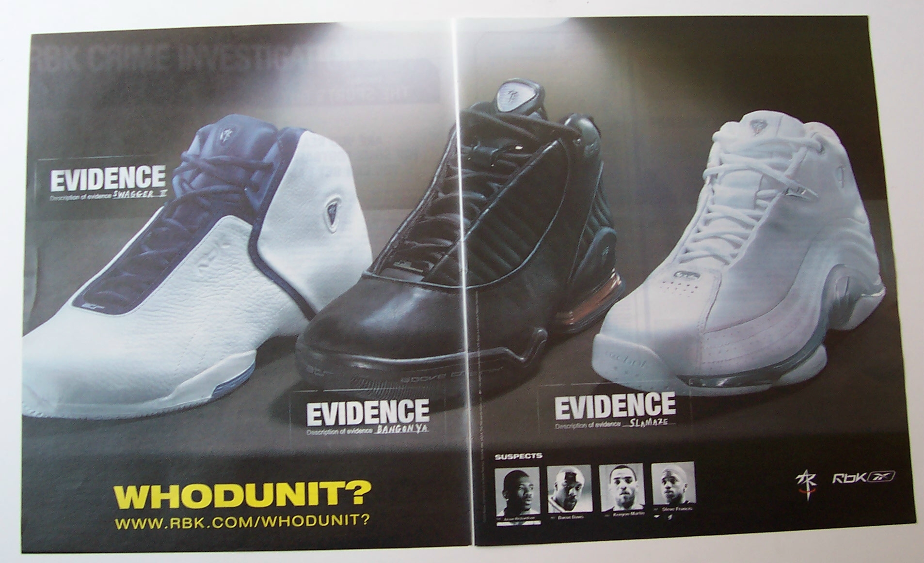 2003 Reebok with Steve Francis, Baron Davis & Others