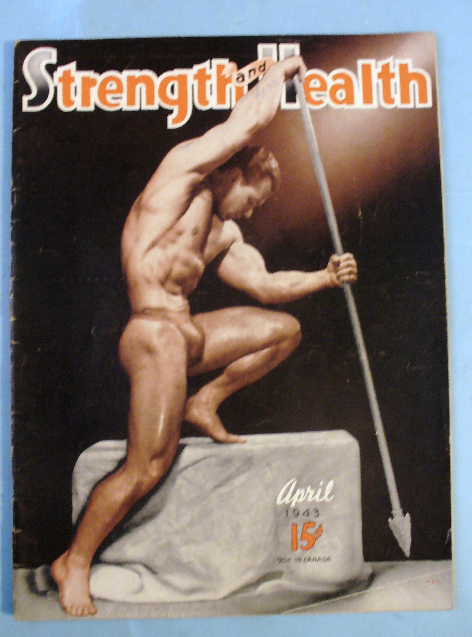 Strength & Health Magazine, April 1943 - John Grimek