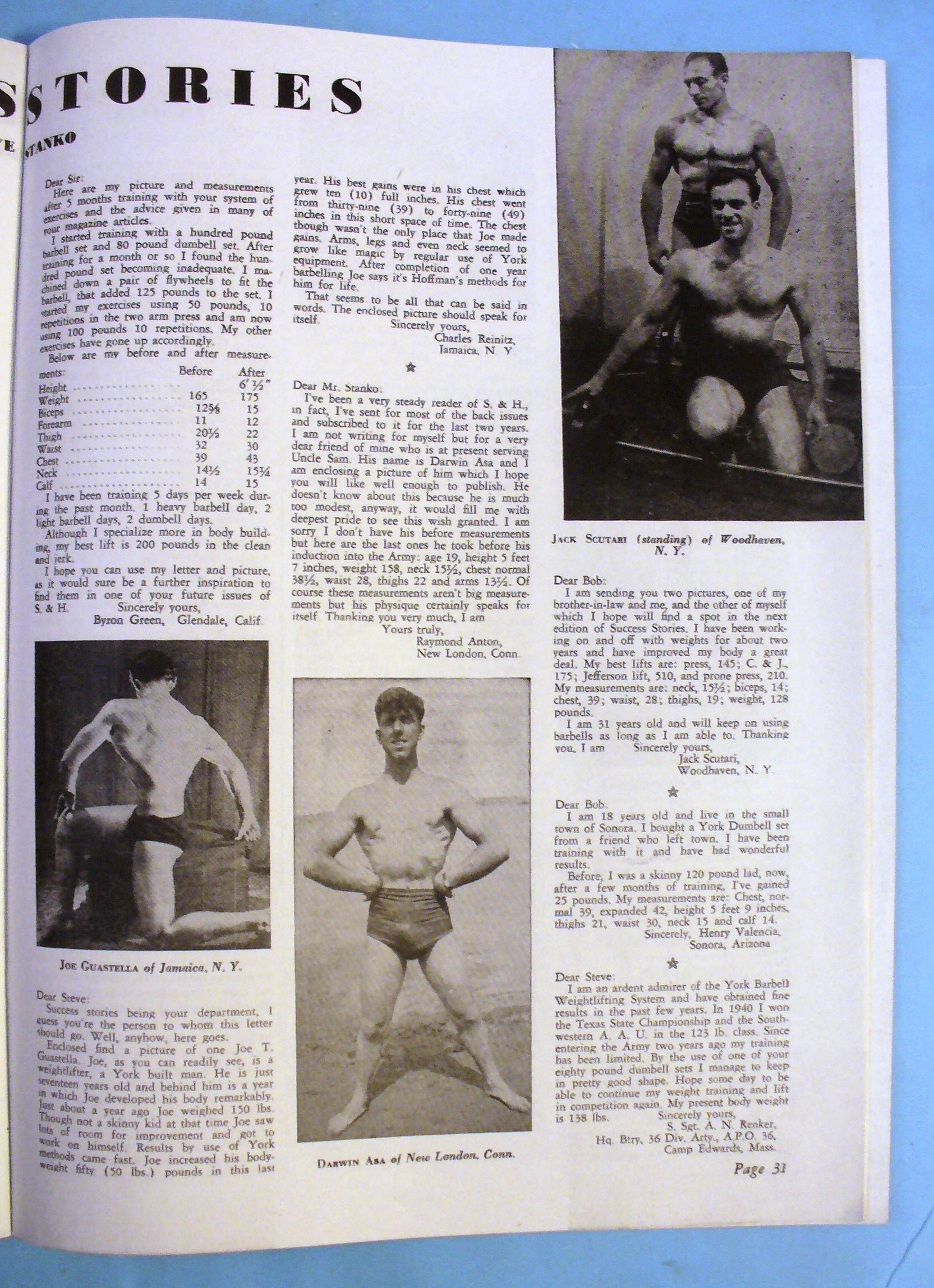 Strength & Health Magazine, April 1943 - John Grimek
