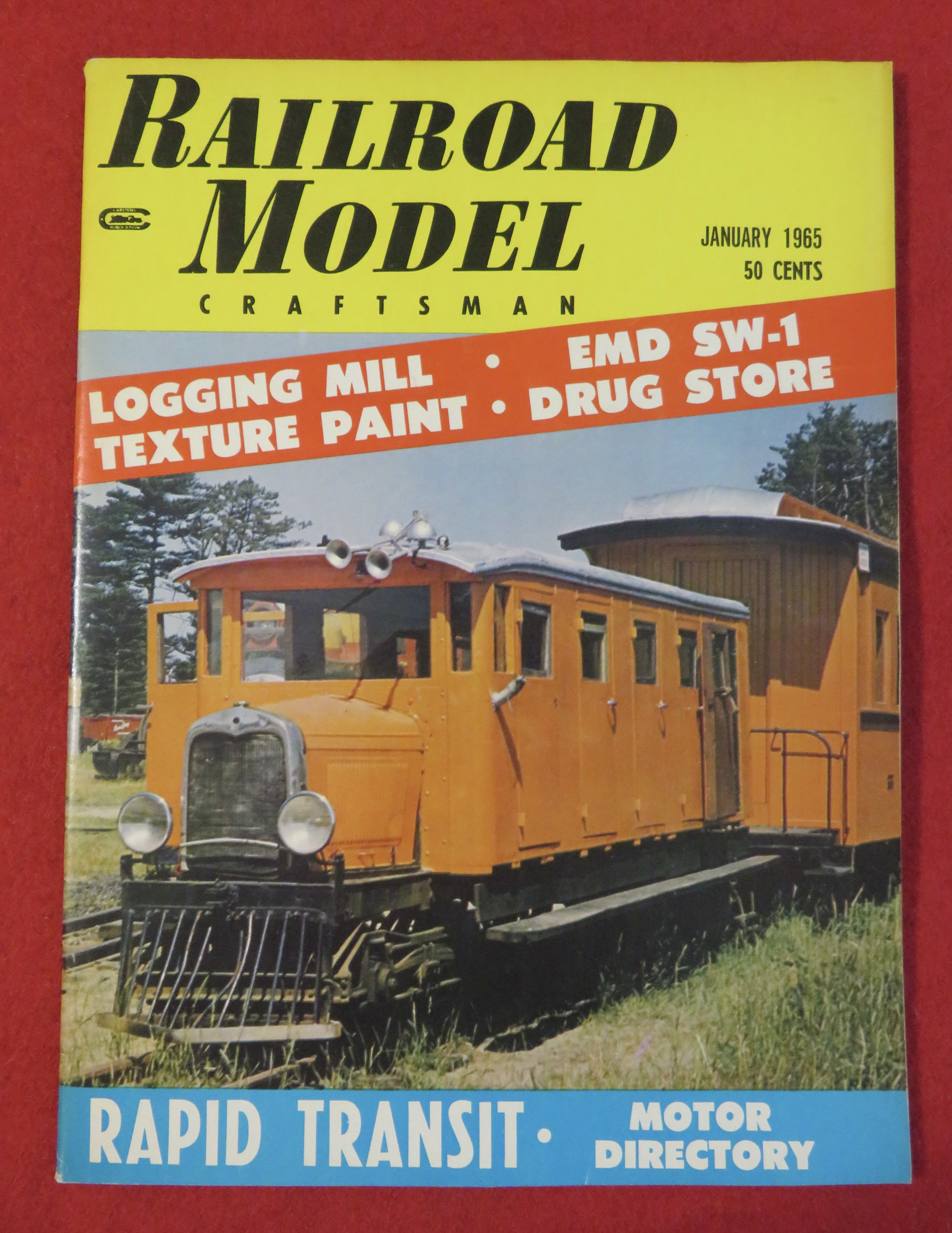 Railroad Model Craftsman Magazine January 1965